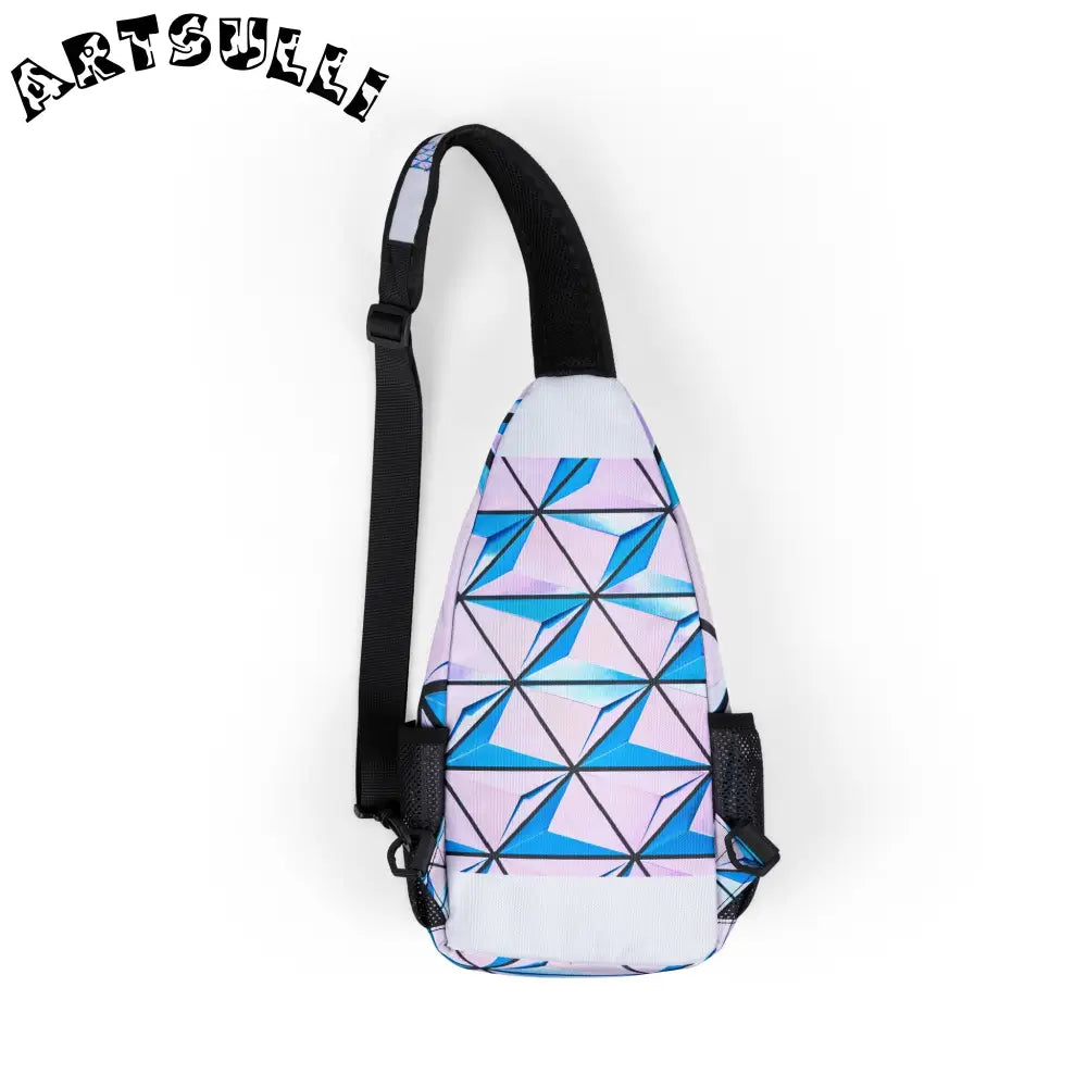JAKKOUTTHEBXX Custom Geometric Pattern Chest Bag 2025