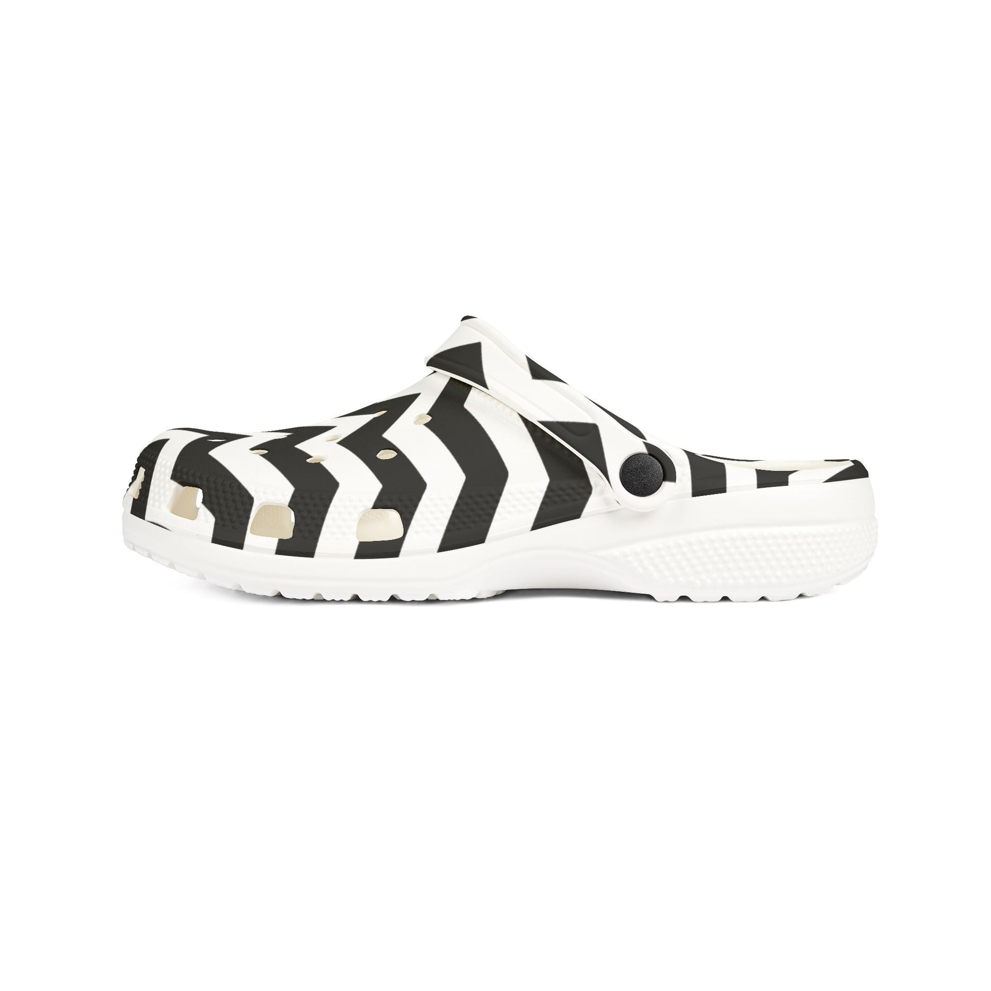 Chevron Polka Dot EVA Foam Clogs, Artsulli - Art is Long, Life is Short, Shoes, , , , , , , 