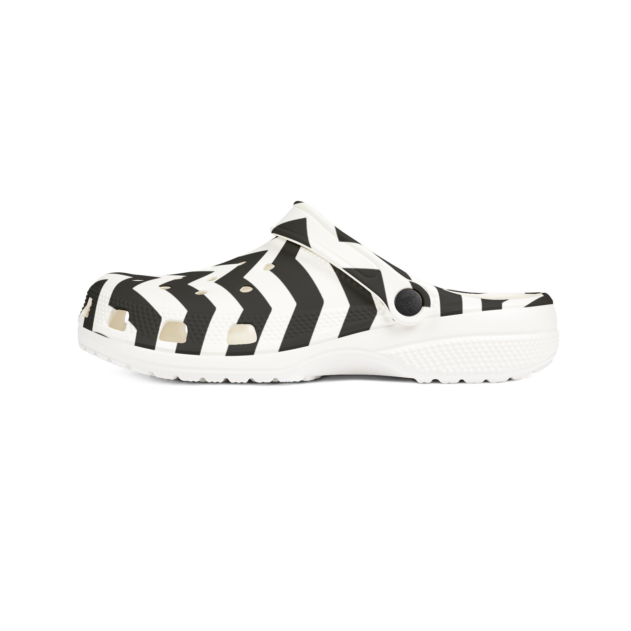 Chevron Polka Dot EVA Foam Clogs, Artsulli - Art is Long, Life is Short, Shoes, , , , , , , 
