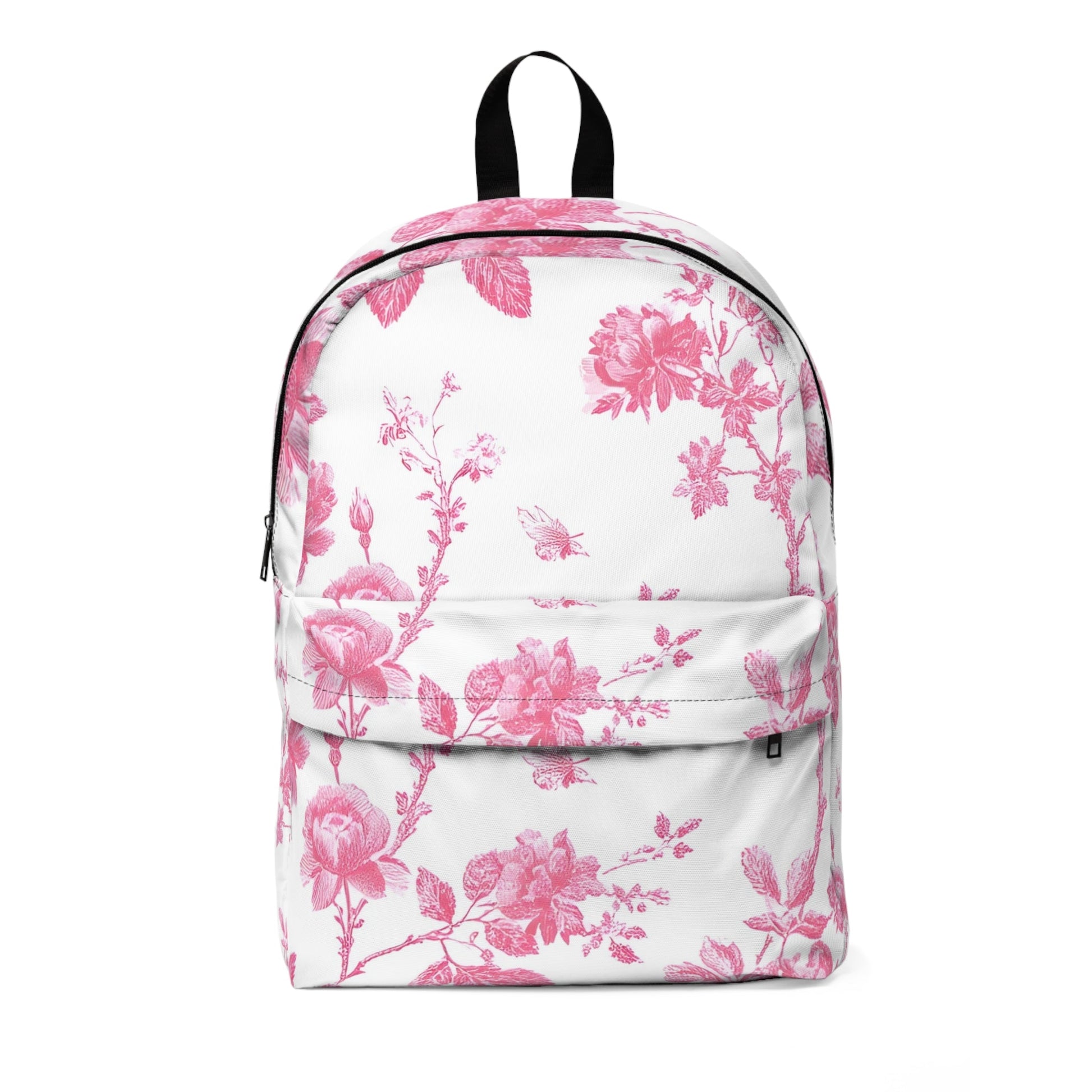 Classic Floral Backpack, Artsulli - Art is Long, Life is Short, Bags, Size, One size, , , , , 16502910589397449121