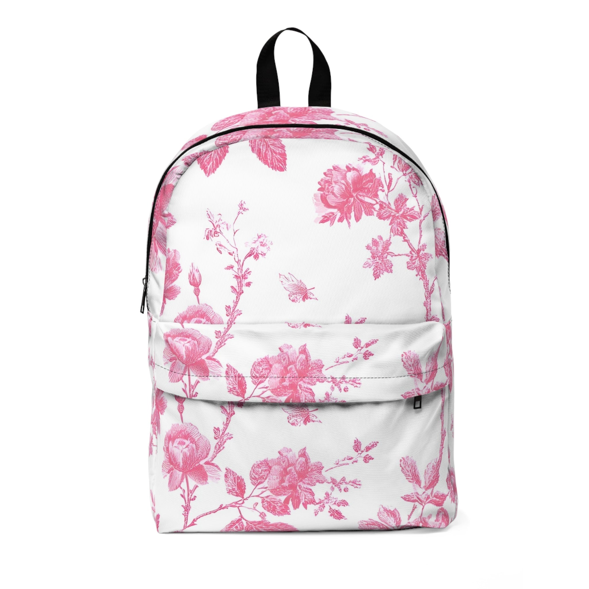 Classic Floral Backpack, Artsulli - Art is Long, Life is Short, Bags, Size, One size, , , , , 16502910589397449121