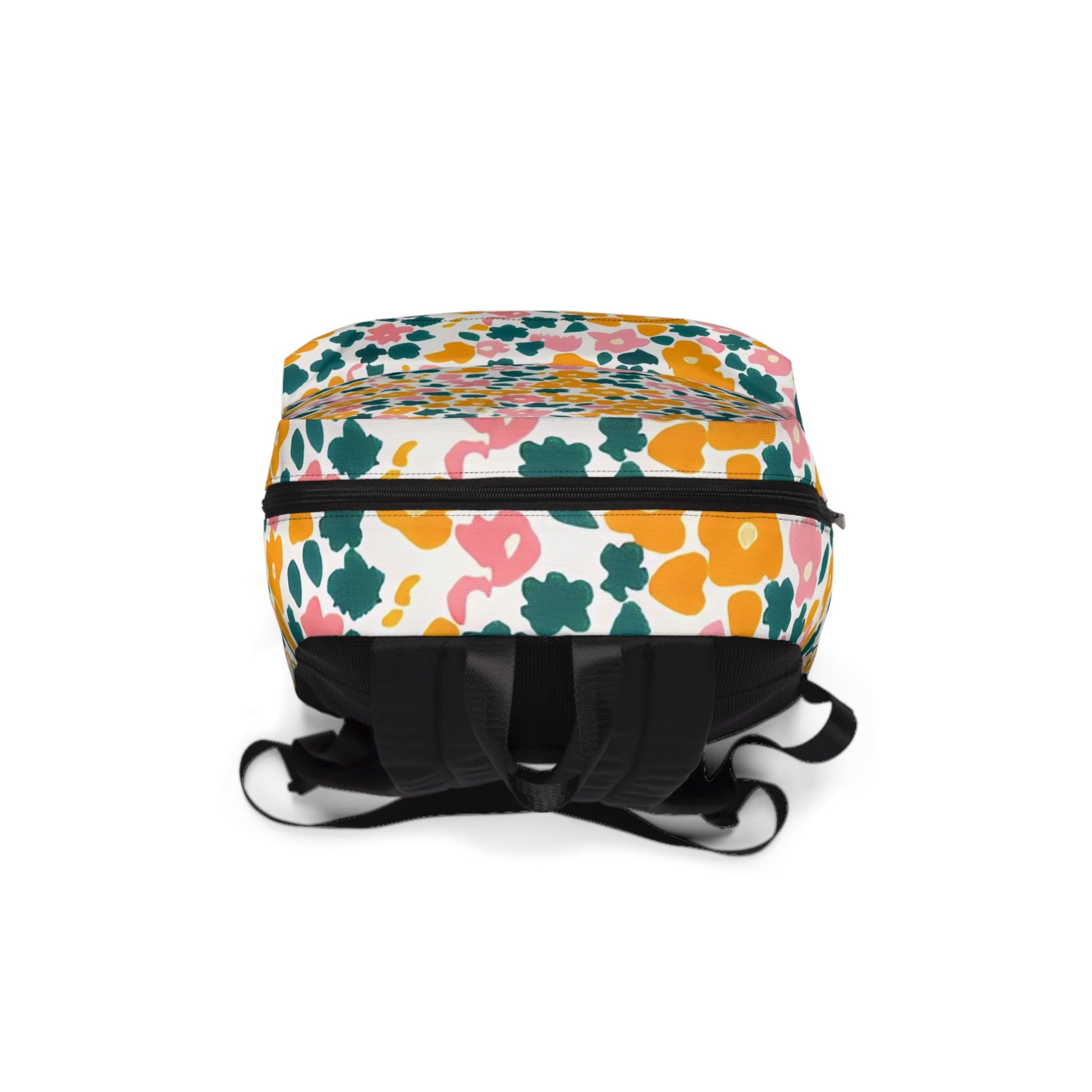 Classic Floral Print Backpack, Artsulli - Art is Long, Life is Short, Bags, , , , , , , 