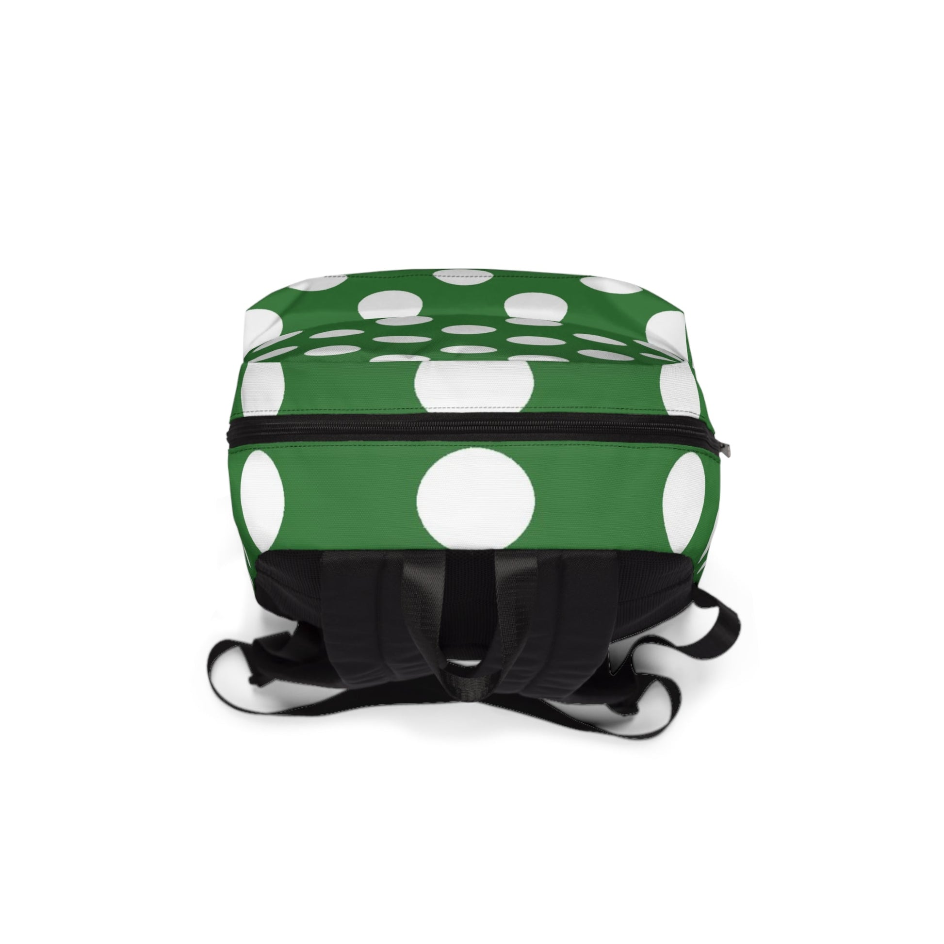 Classic Green Polka Dot Backpack, Artsulli - Art is Long, Life is Short, Bags, , , , , , , 