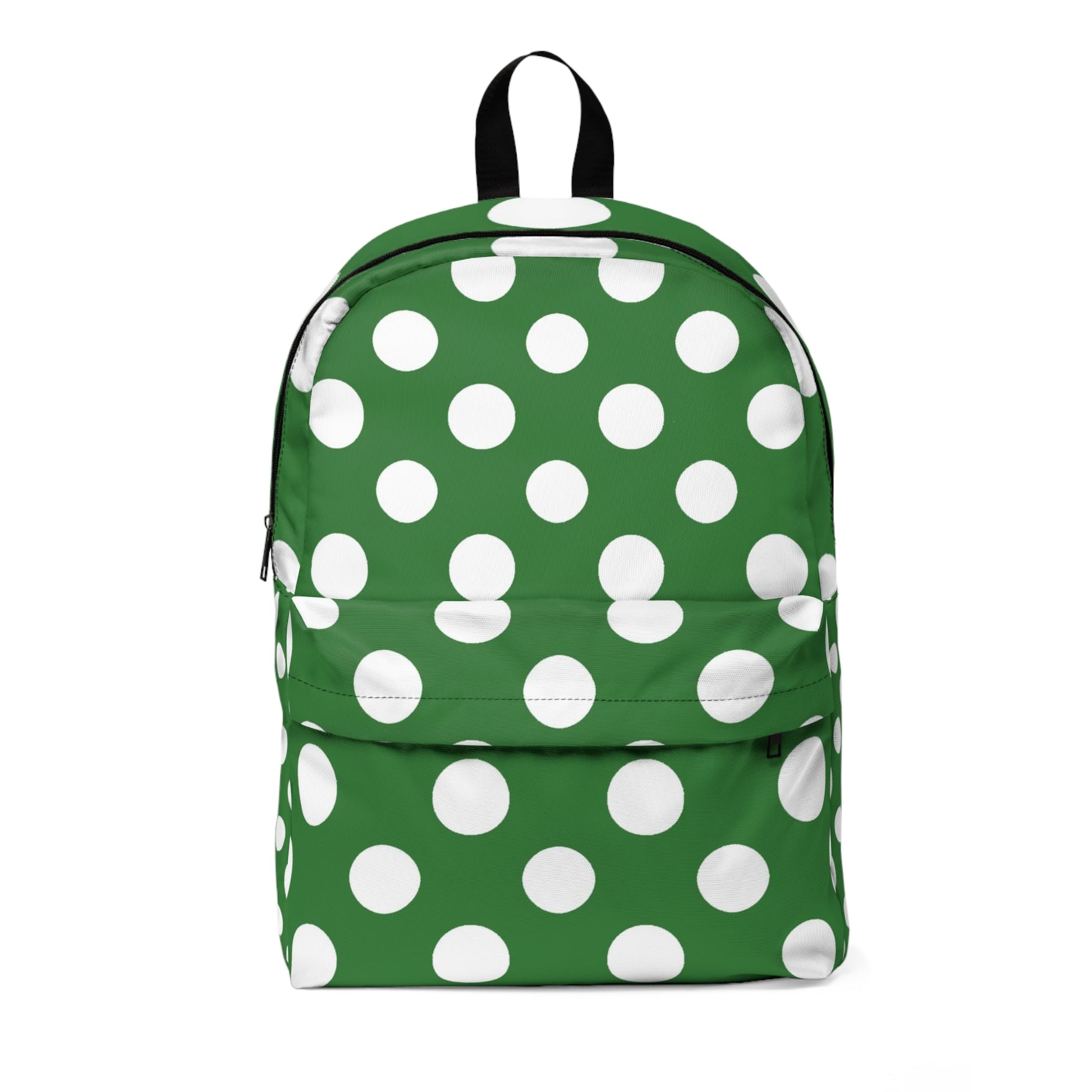 Classic Green Polka Dot Backpack, Artsulli - Art is Long, Life is Short, Bags, Size, One size, , , , , 13747739421365753221