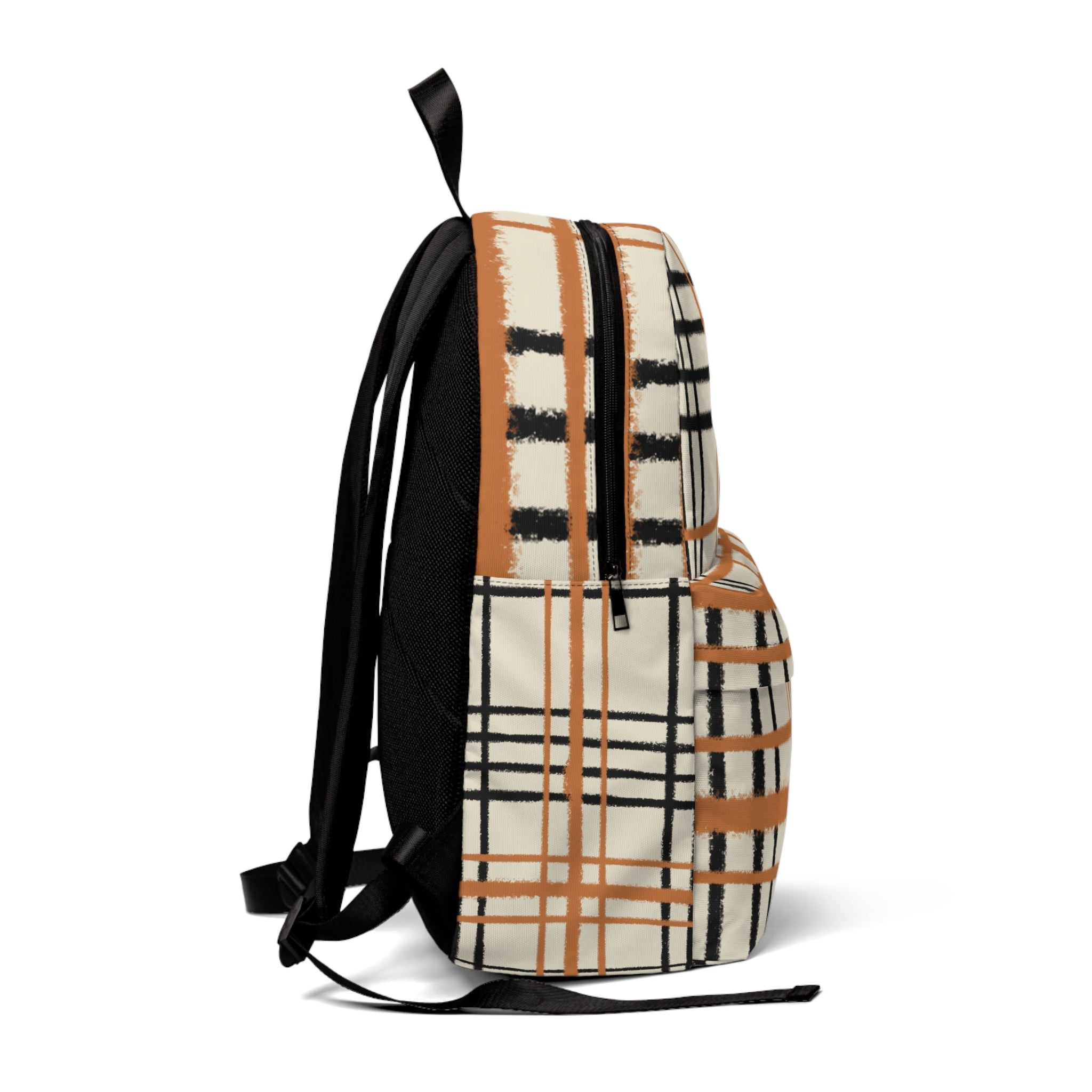 Classic Plaid Backpack, Artsulli - Art is Long, Life is Short, Bags, , , , , , , 