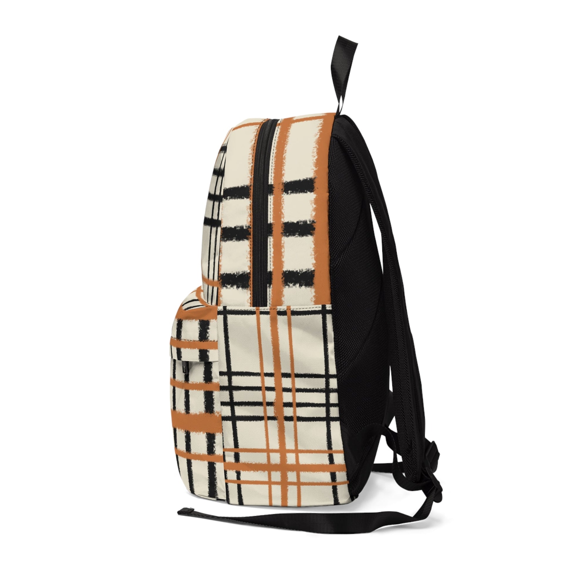 Classic Plaid Backpack, Artsulli - Art is Long, Life is Short, Bags, , , , , , , 