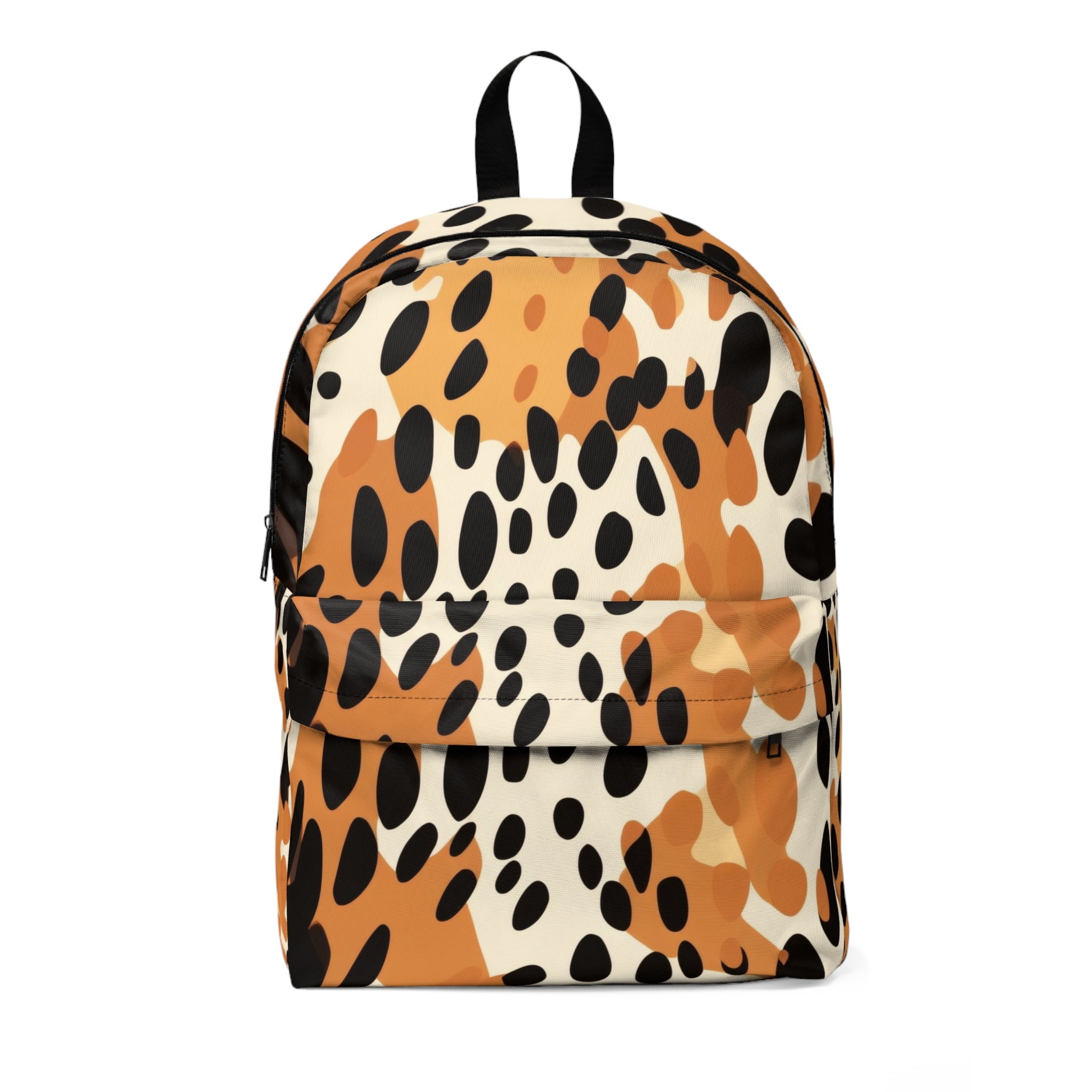 Classic Spotted Animal Print Backpack, Artsulli - Art is Long, Life is Short, Bags, Size, One size, , , , , 25637623899146360340