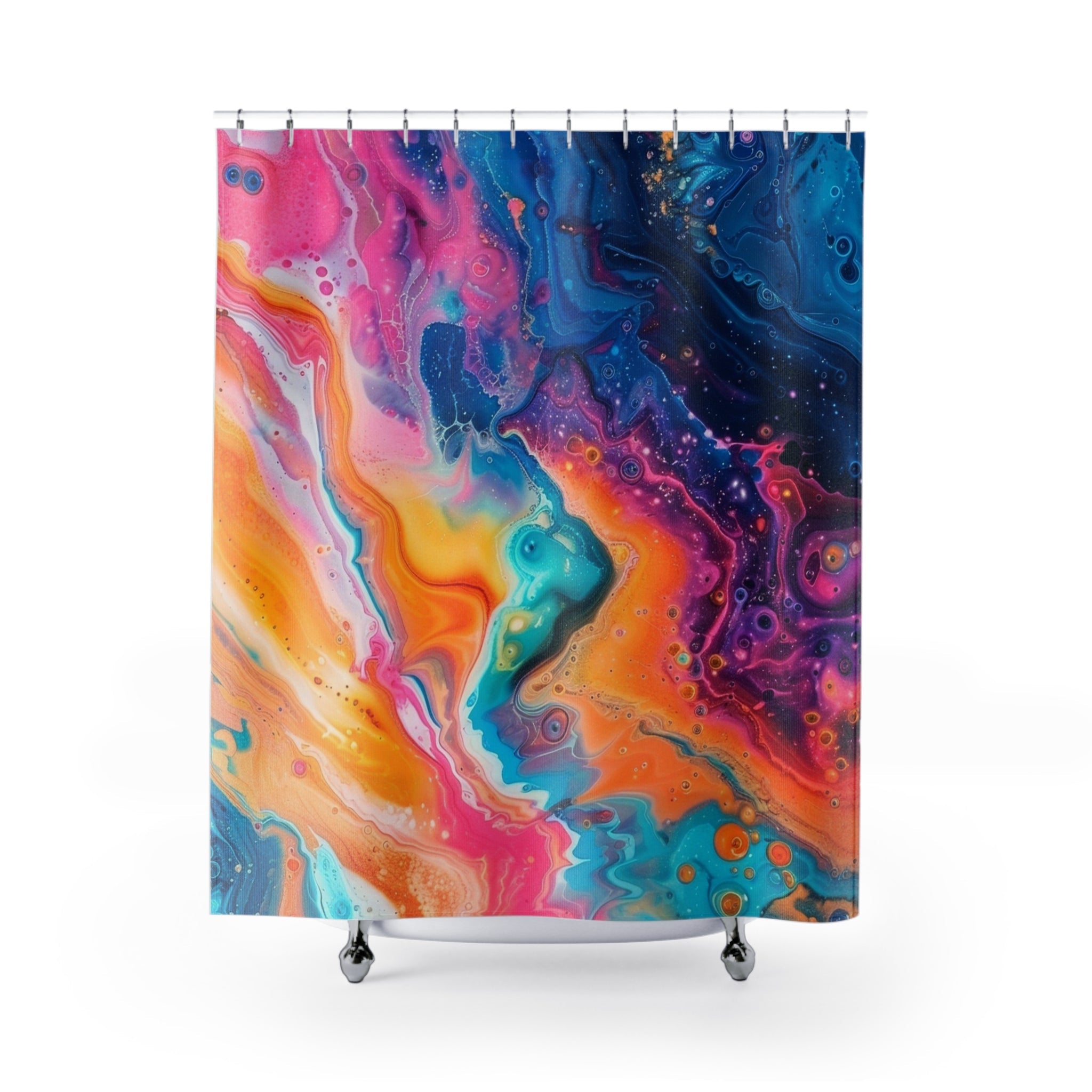 Printify Colorful Abstract Art Shower Curtain 2025