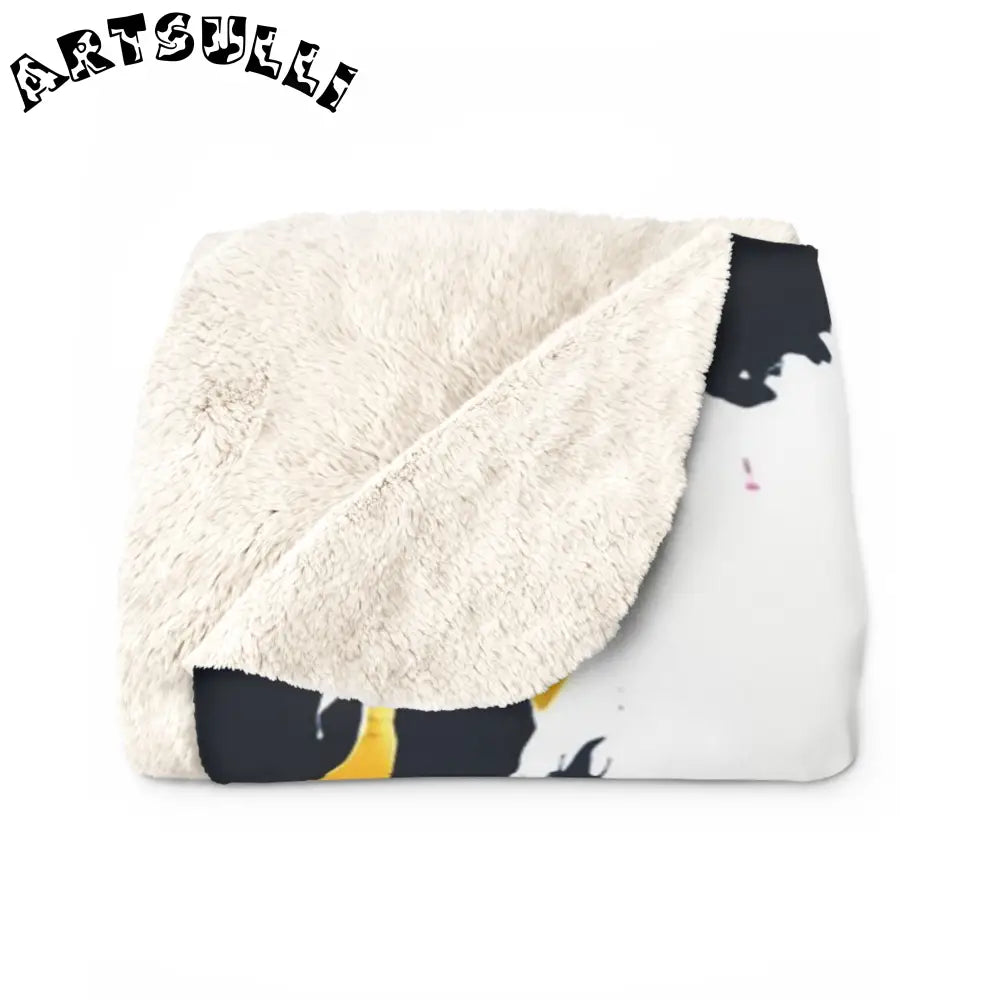 Colorful Abstract Cozy Fleece Blanket, Artsulli - Art is Long, Life is Short, Home Decor, , , , , , , 