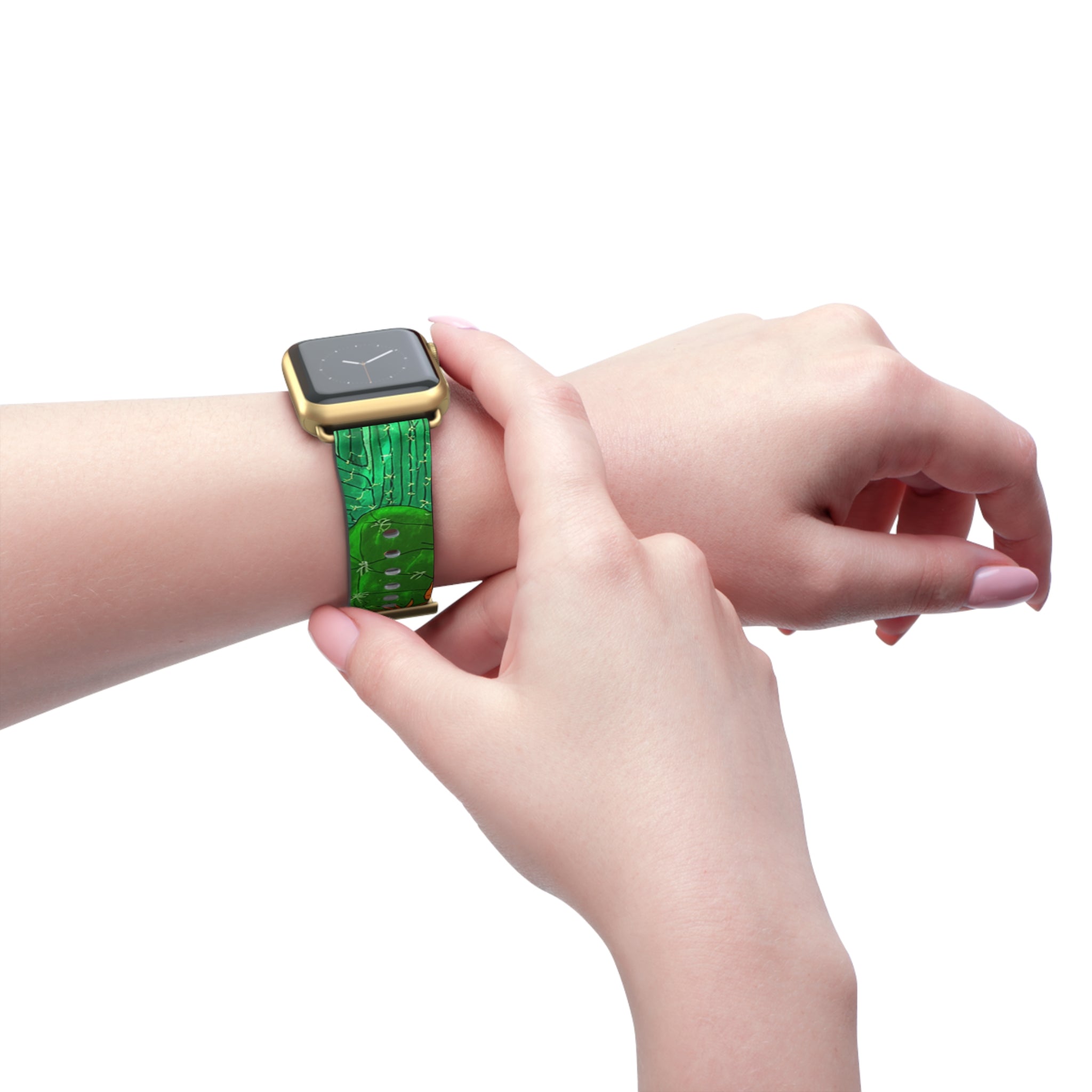 Colorful Abstract Faux Leather Apple Watch Band, Artsulli - Art is Long, Life is Short, Accessories, , , , , , , 