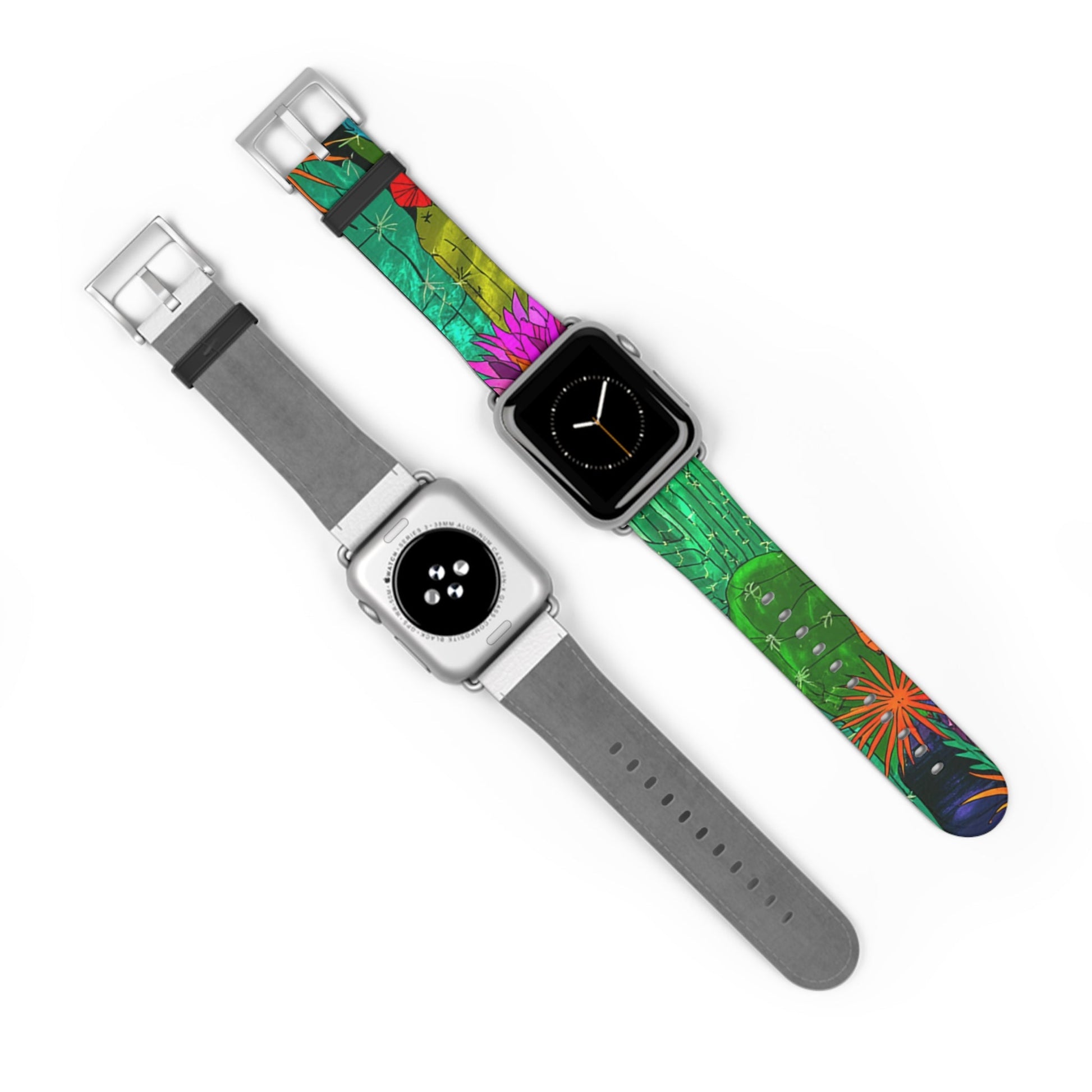 Colorful Abstract Faux Leather Apple Watch Band, Artsulli - Art is Long, Life is Short, Accessories, , , , , , , 