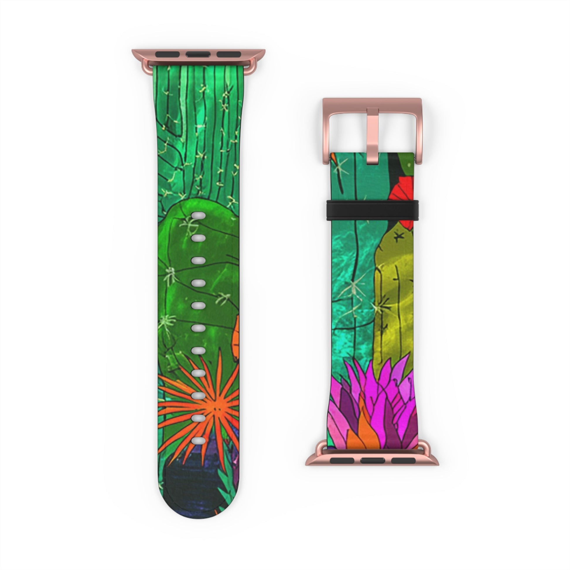 Colorful Abstract Faux Leather Apple Watch Band, Artsulli - Art is Long, Life is Short, Accessories, , , , , , , 