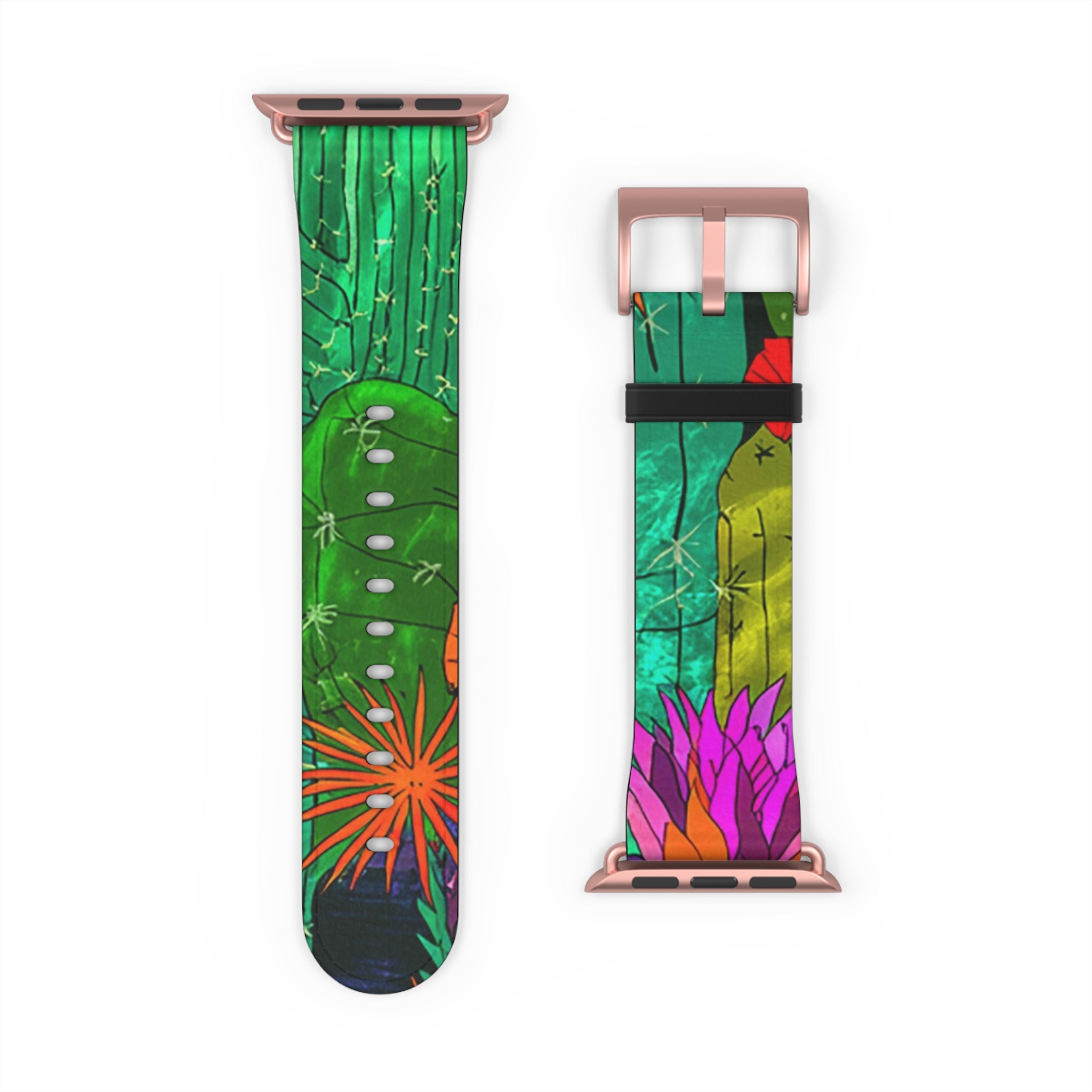 Colorful Abstract Faux Leather Apple Watch Band, Artsulli - Art is Long, Life is Short, Accessories, , , , , , , 