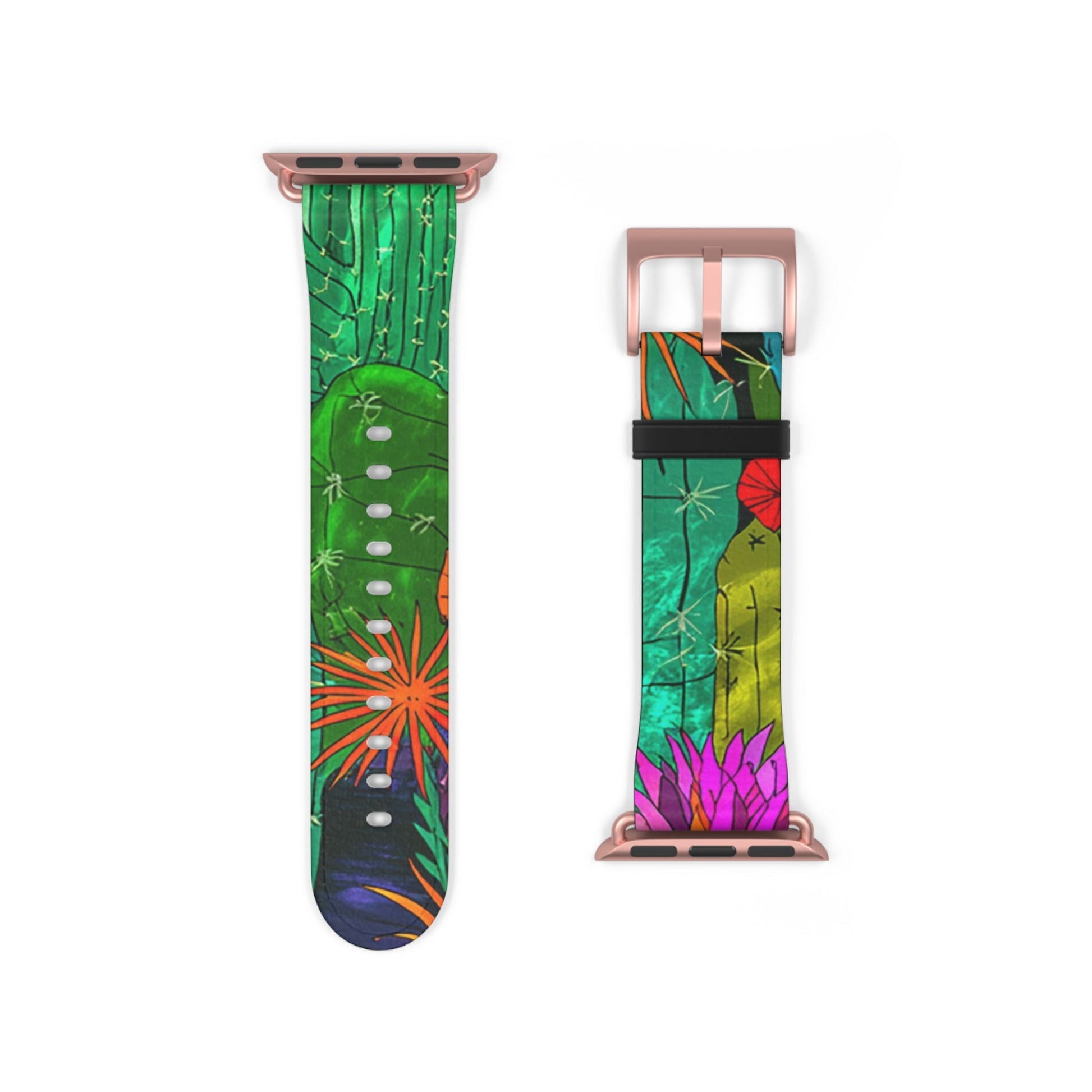 Colorful Abstract Faux Leather Apple Watch Band, Artsulli - Art is Long, Life is Short, Accessories, , , , , , , 