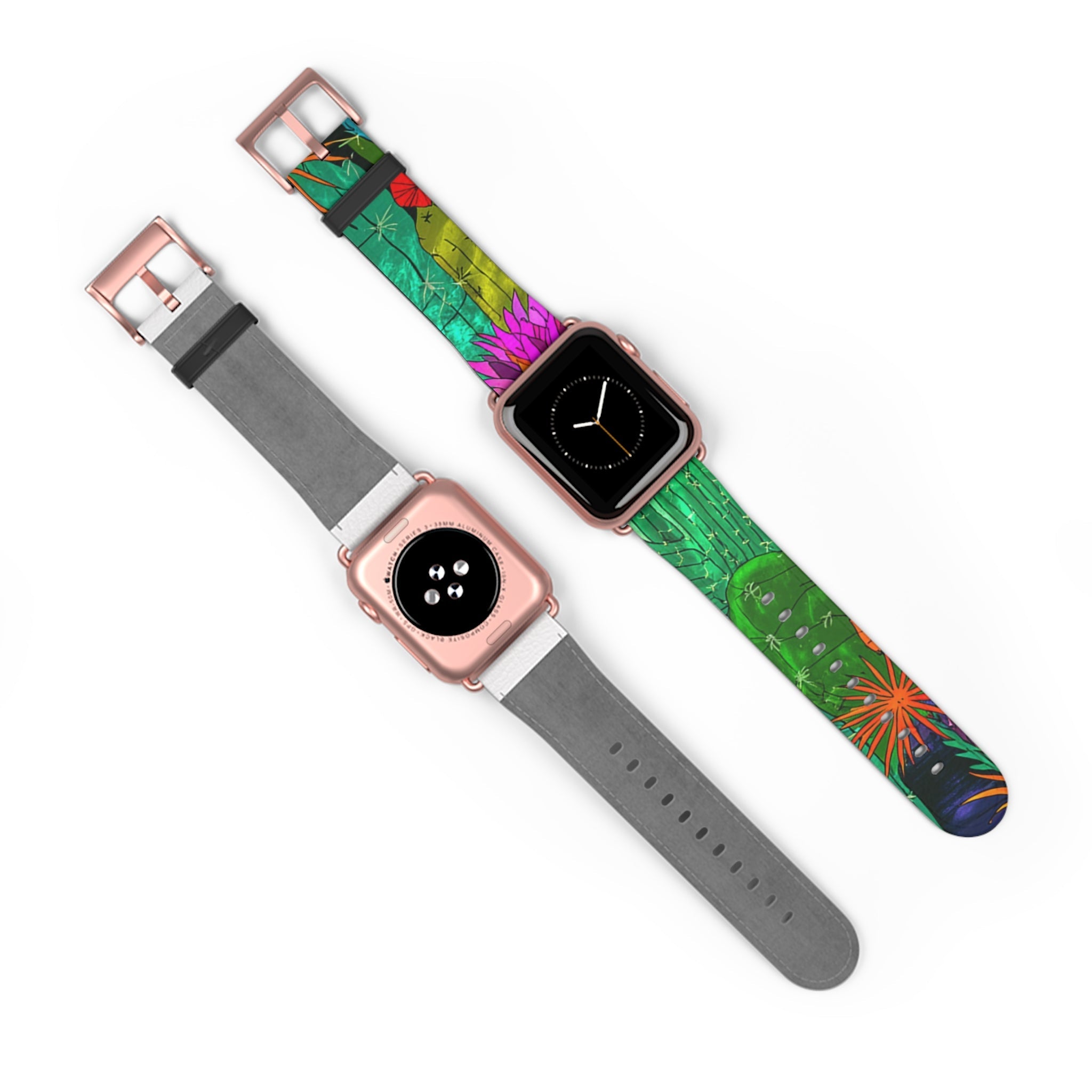 Colorful Abstract Faux Leather Apple Watch Band, Artsulli - Art is Long, Life is Short, Accessories, , , , , , , 