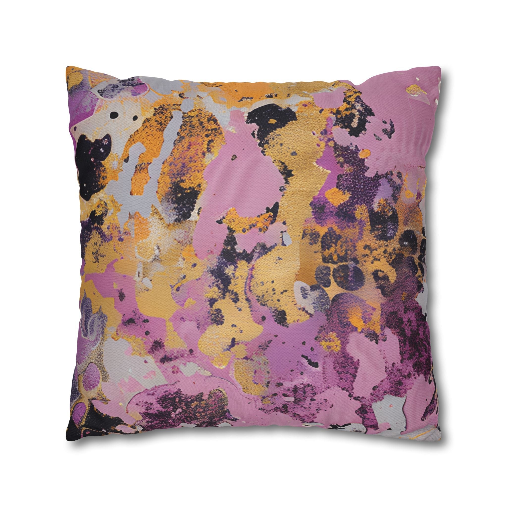 Colorful Abstract Leopard Throw Pillow, Artsulli - Art is Long, Life is Short, Home Decor, , , , , , , 