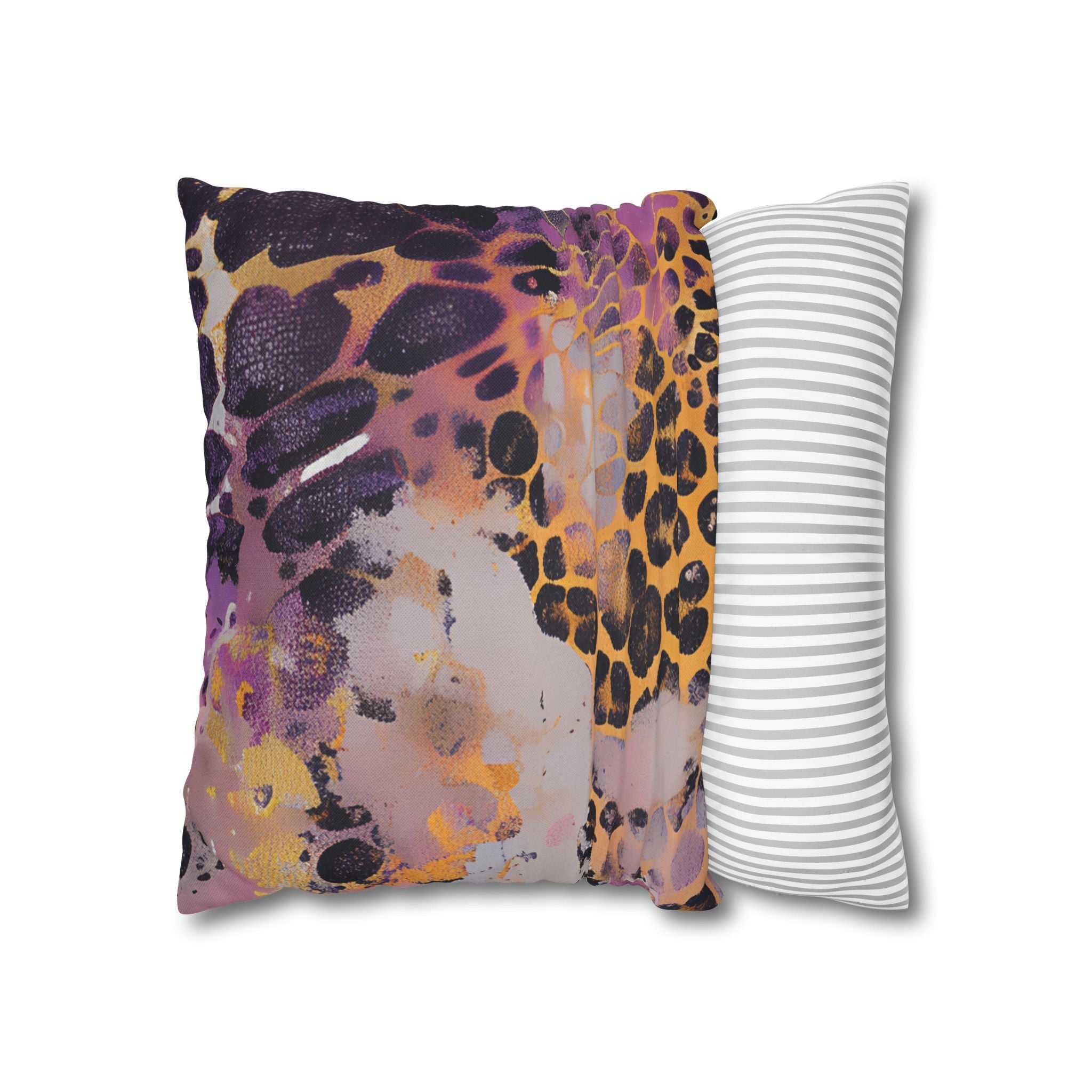 Colorful Abstract Leopard Throw Pillow, Artsulli - Art is Long, Life is Short, Home Decor, , , , , , , 
