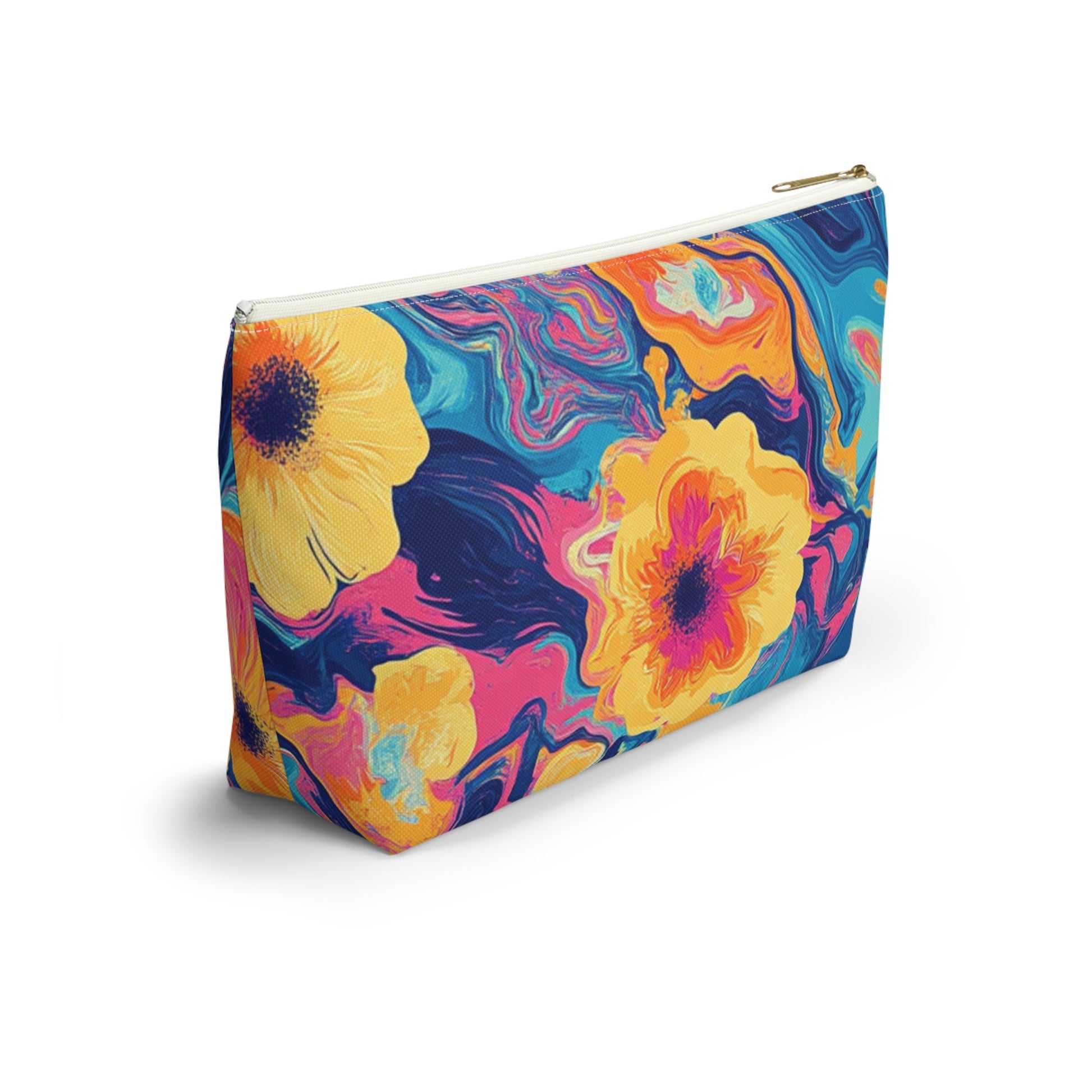 Colorful Abstract Marble Pouch, Artsulli - Art is Long, Life is Short, Bags, , , , , , , 