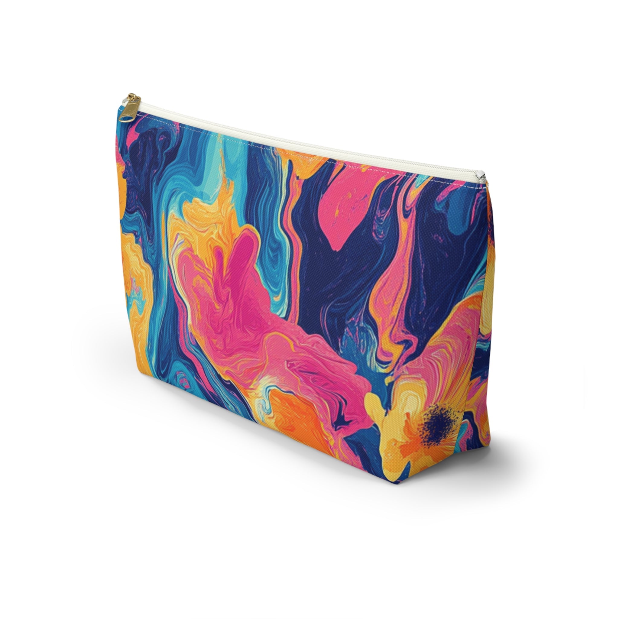 Colorful Abstract Marble Pouch, Artsulli - Art is Long, Life is Short, Bags, , , , , , , 