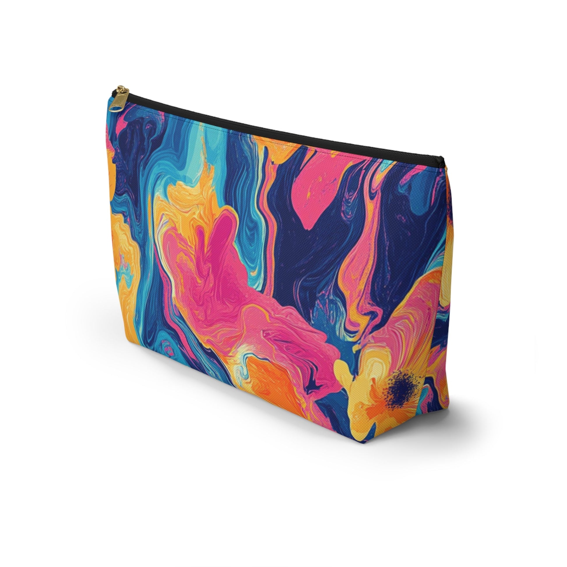 Colorful Abstract Marble Pouch, Artsulli - Art is Long, Life is Short, Bags, , , , , , , 