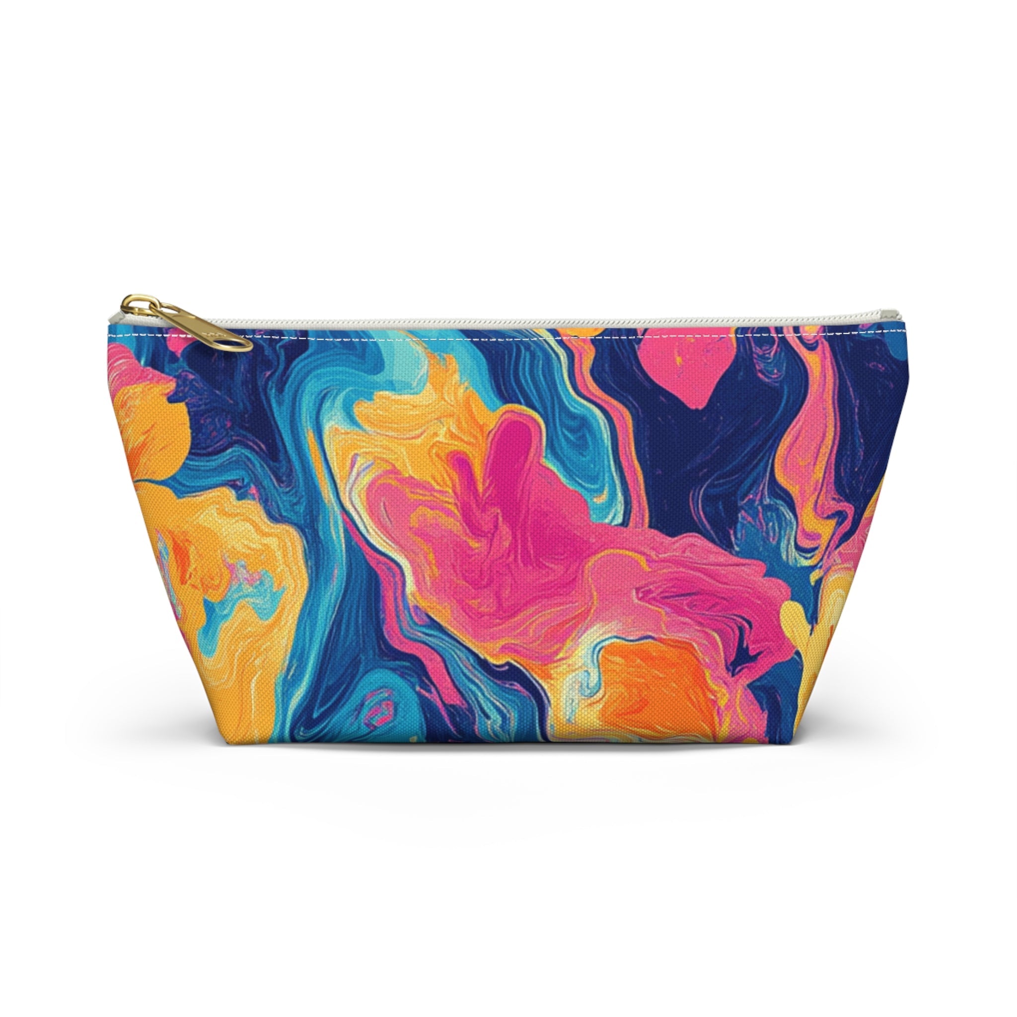 Printify Colorful Abstract Marble Pouch 2025
