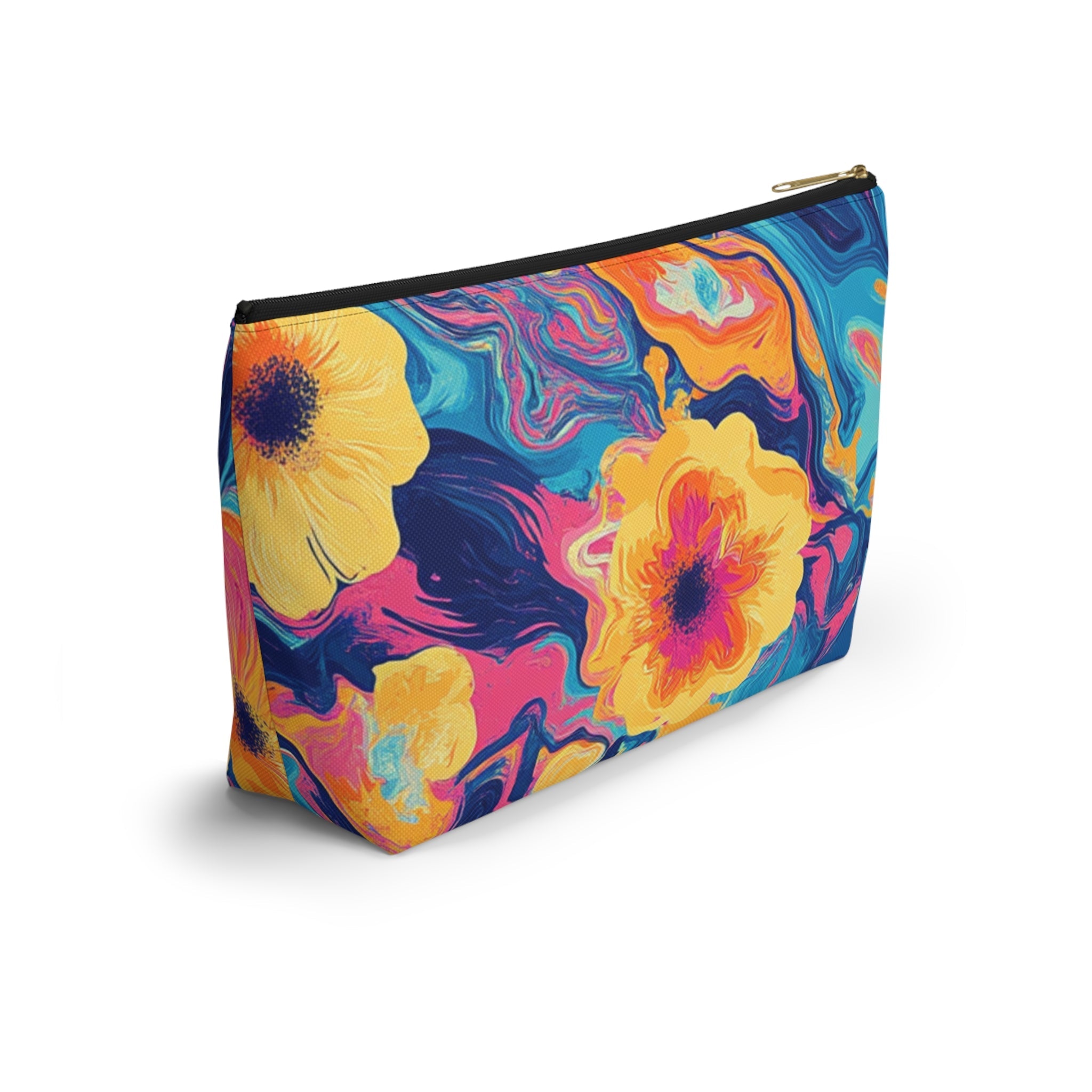 Colorful Abstract Marble Pouch, Artsulli - Art is Long, Life is Short, Bags, , , , , , , 