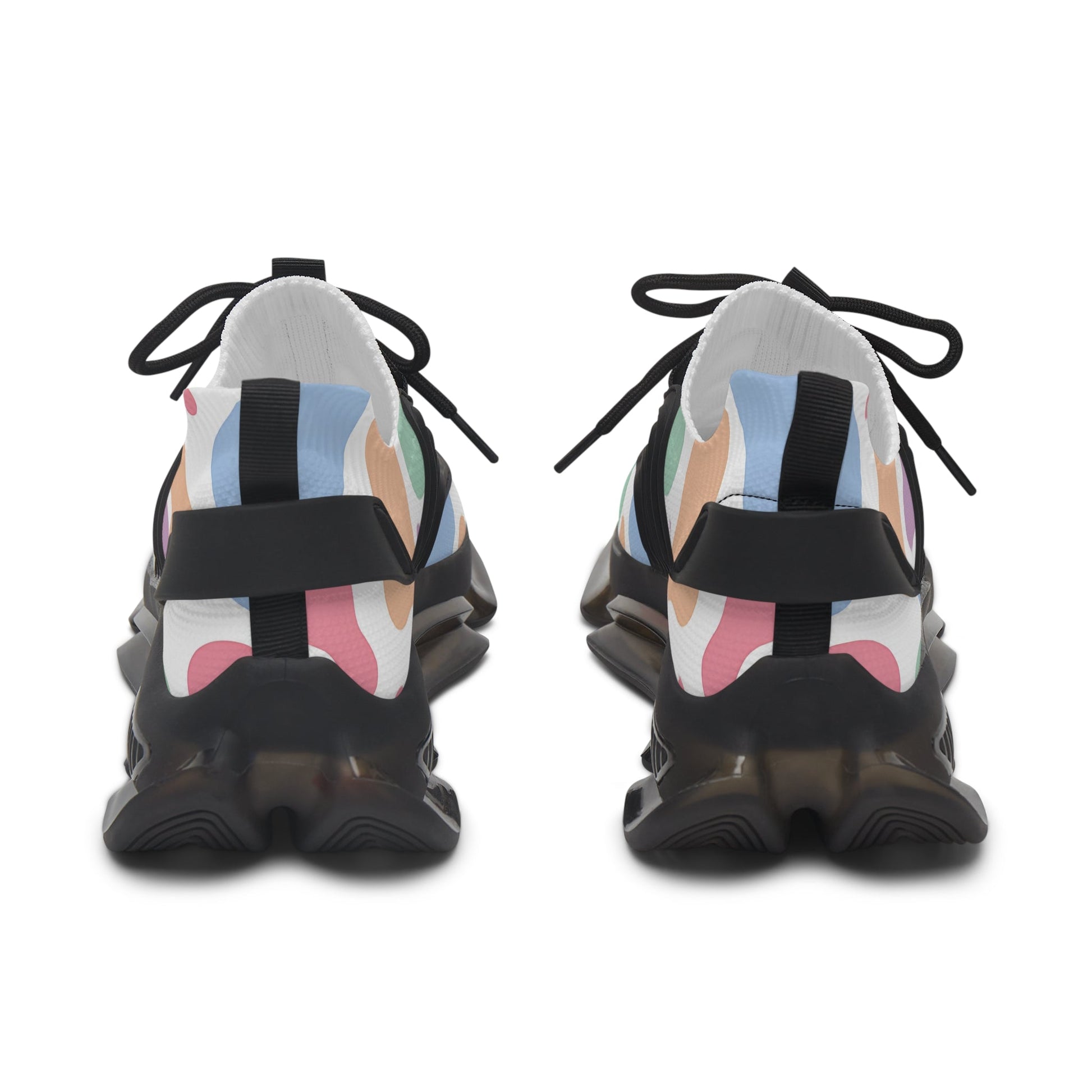 Colorful Abstract Mesh Sneakers, Artsulli - Art is Long, Life is Short, Shoes, , , , , , , 