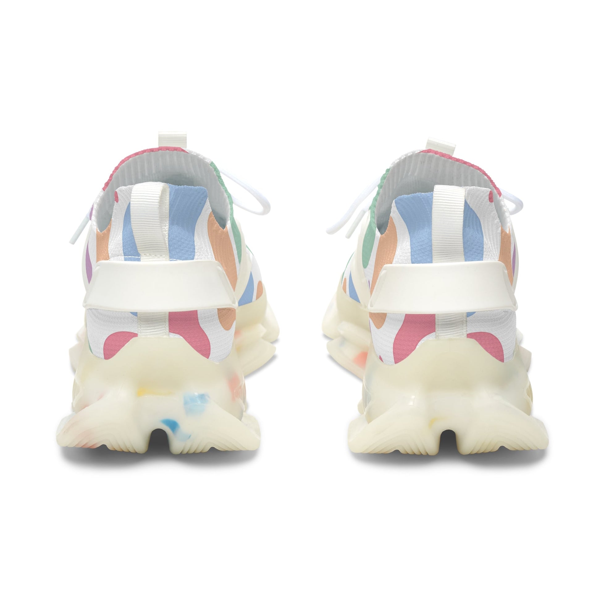 Colorful Abstract Mesh Sneakers, Artsulli - Art is Long, Life is Short, Shoes, , , , , , , 