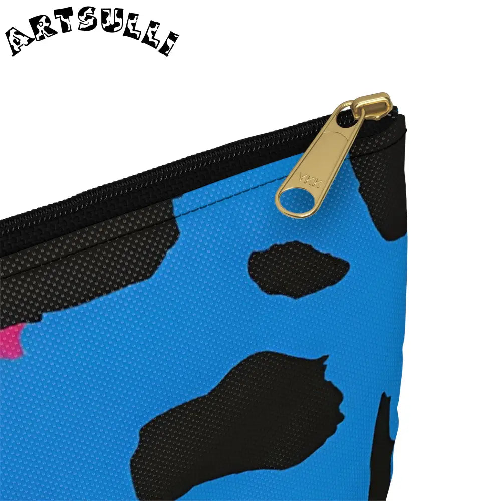 Colorful Abstract Neon Accessory Pouch, Artsulli - Art is Long, Life is Short, Bags, , , , , , , 