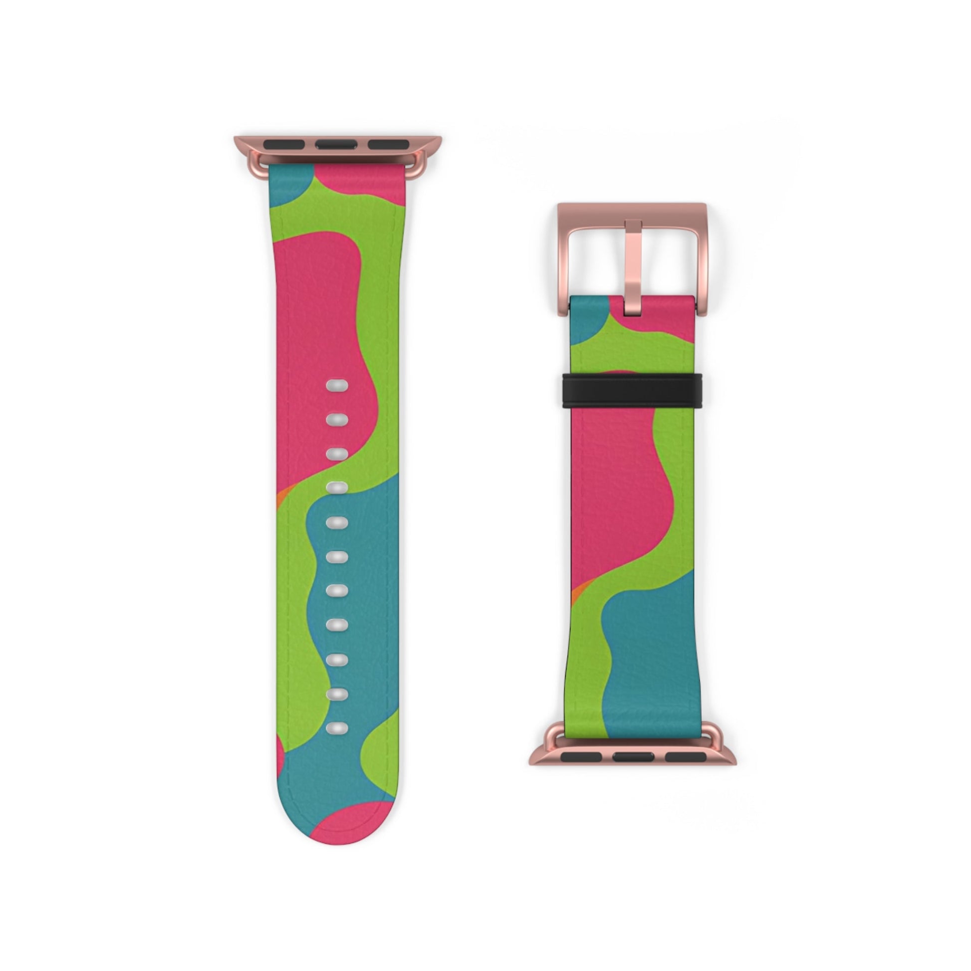 Colorful Abstract Pattern Apple Watch Band, Artsulli - Art is Long, Life is Short, Accessories, , , , , , , 