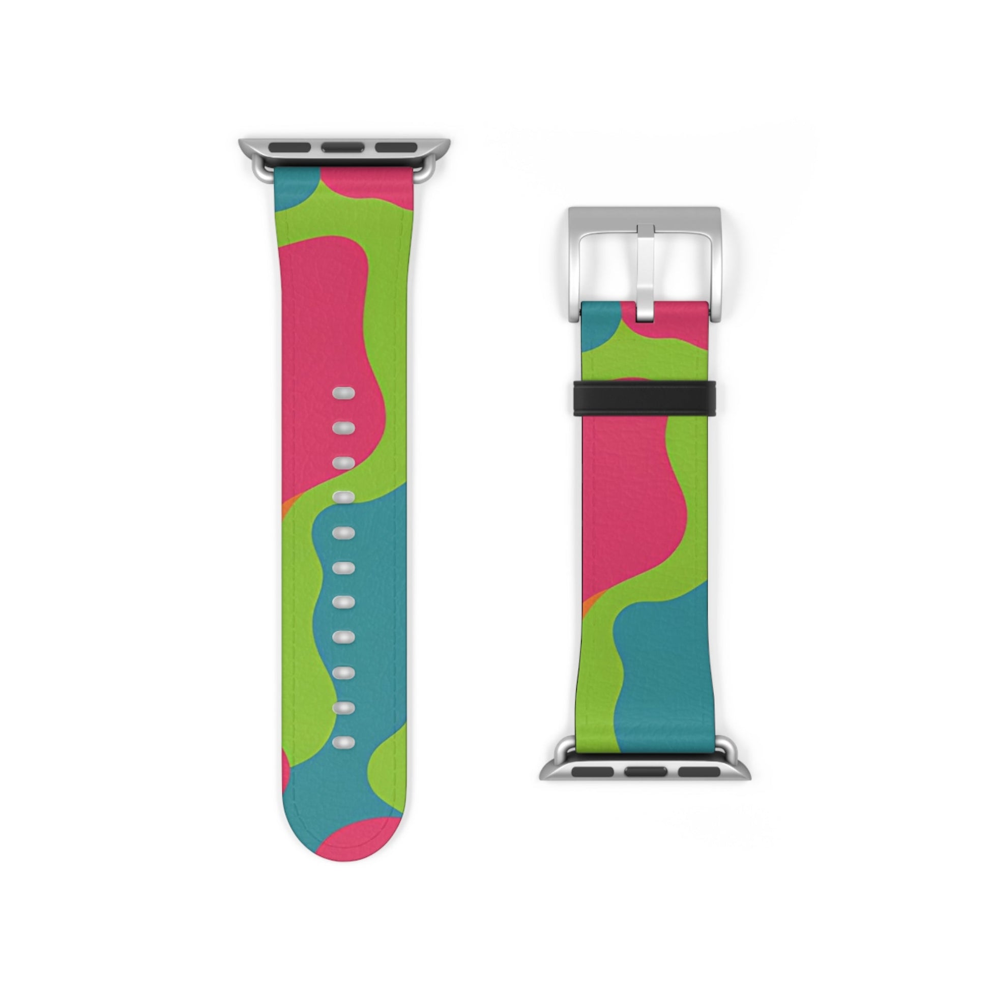 Colorful Abstract Pattern Apple Watch Band, Artsulli - Art is Long, Life is Short, Accessories, , , , , , , 