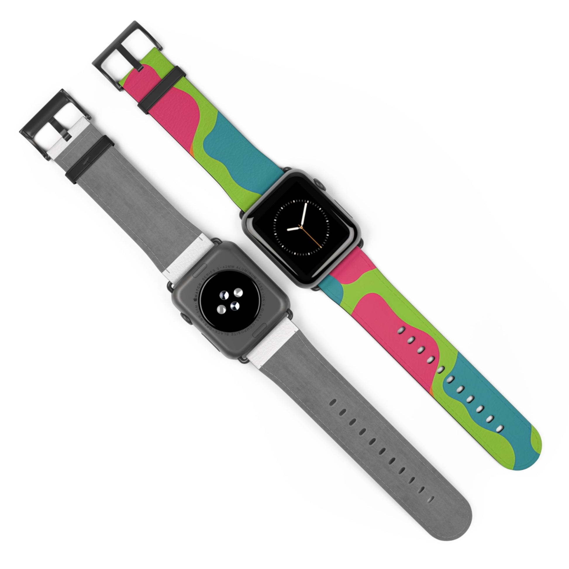 Colorful Abstract Pattern Apple Watch Band, Artsulli - Art is Long, Life is Short, Accessories, , , , , , , 