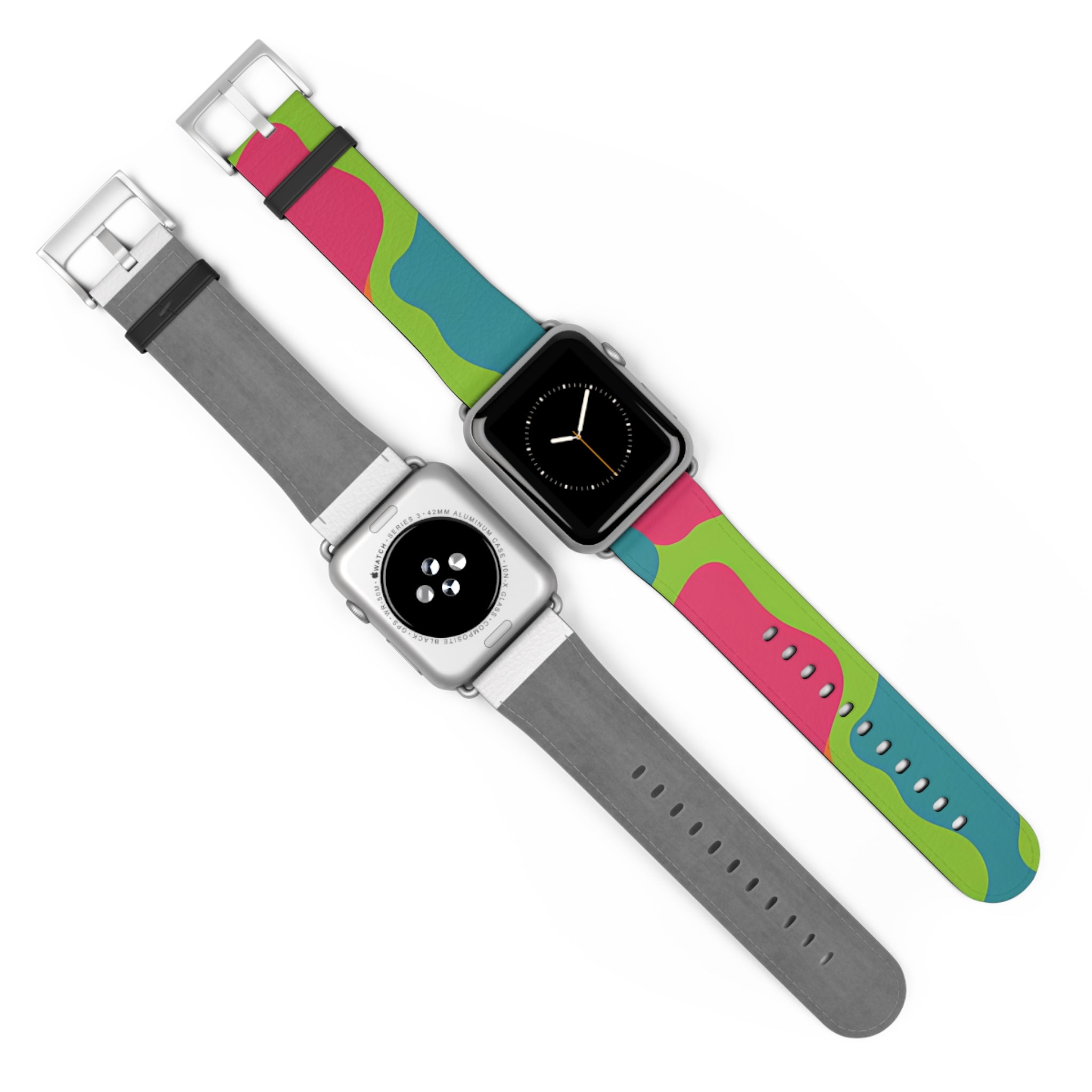Colorful Abstract Pattern Apple Watch Band, Artsulli - Art is Long, Life is Short, Accessories, , , , , , , 