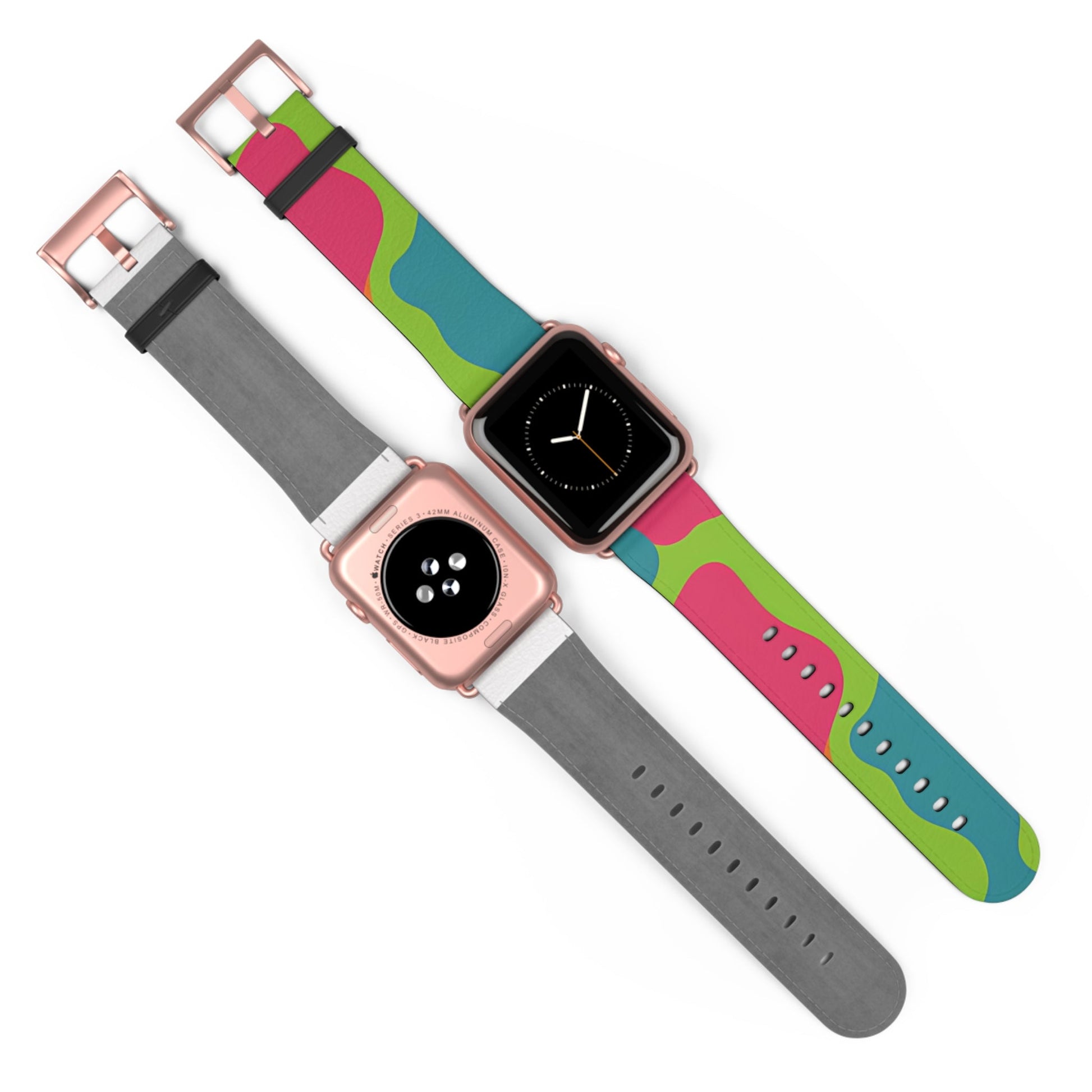 Colorful Abstract Pattern Apple Watch Band, Artsulli - Art is Long, Life is Short, Accessories, , , , , , , 