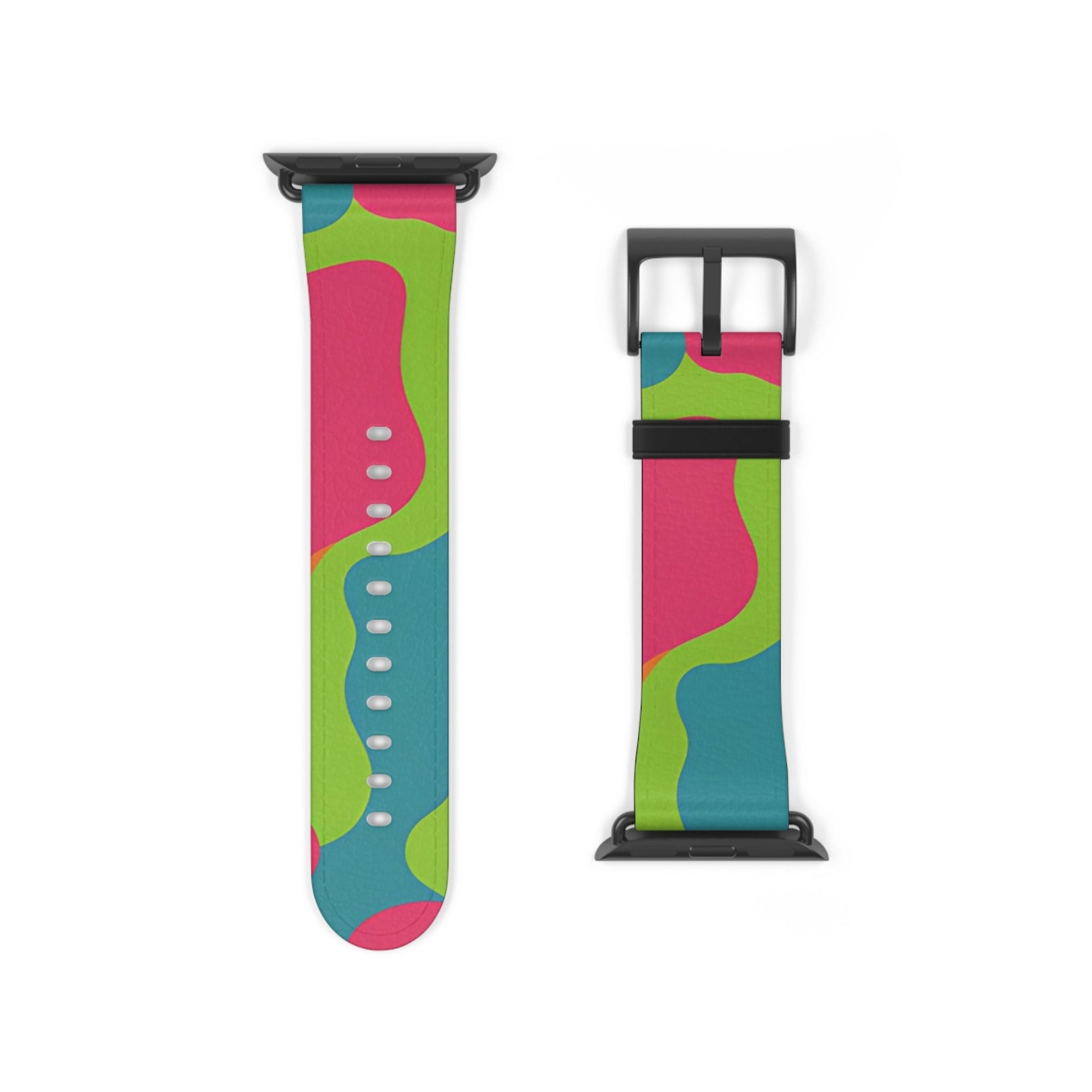 Colorful Abstract Pattern Apple Watch Band, Artsulli - Art is Long, Life is Short, Accessories, , , , , , , 