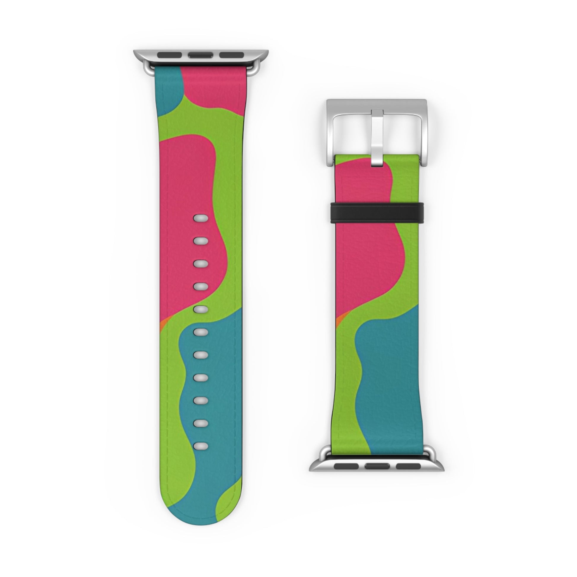 Colorful Abstract Pattern Apple Watch Band, Artsulli - Art is Long, Life is Short, Accessories, , , , , , , 