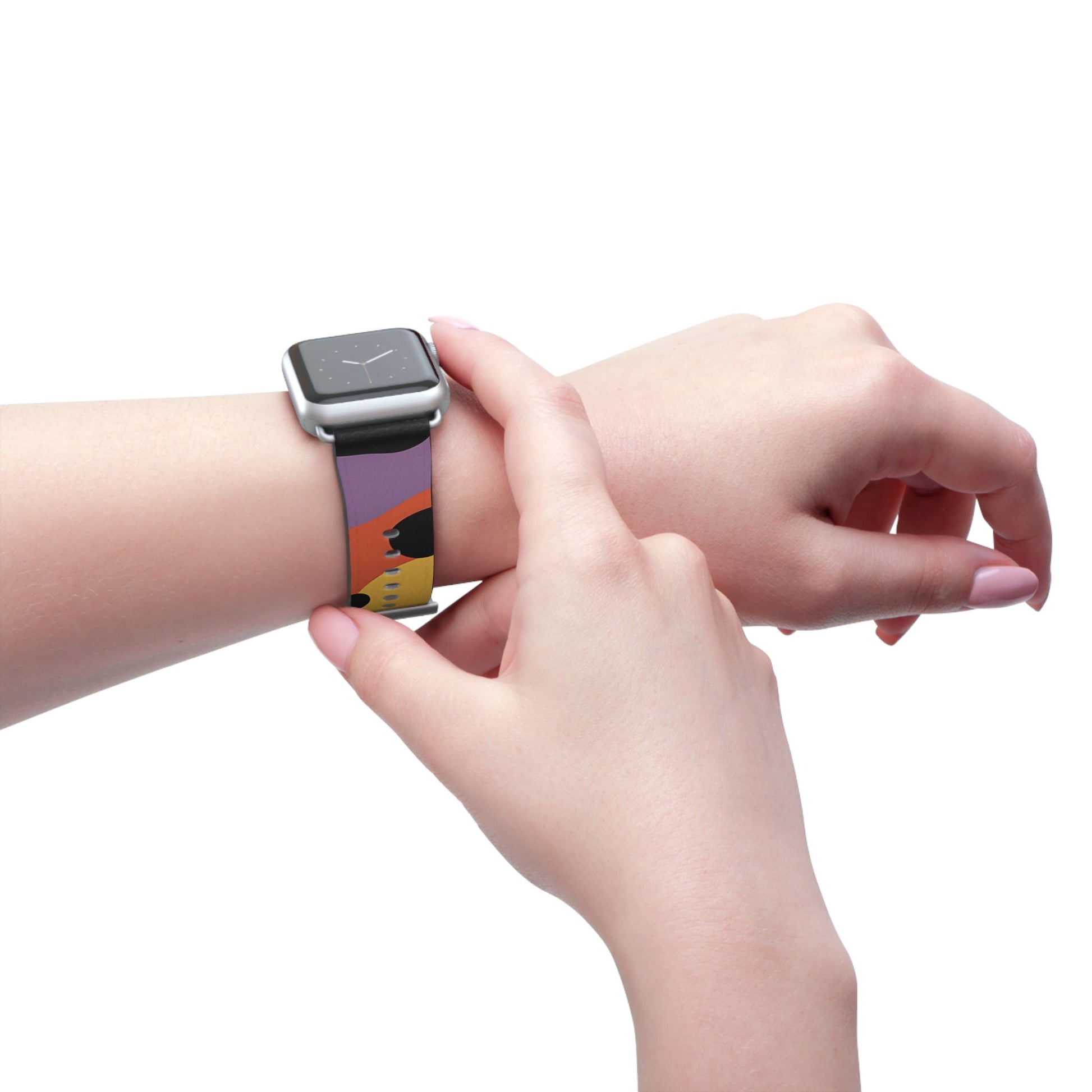 Colorful Abstract Pattern Apple Watch Strap, Artsulli - Art is Long, Life is Short, Accessories, , , , , , , 