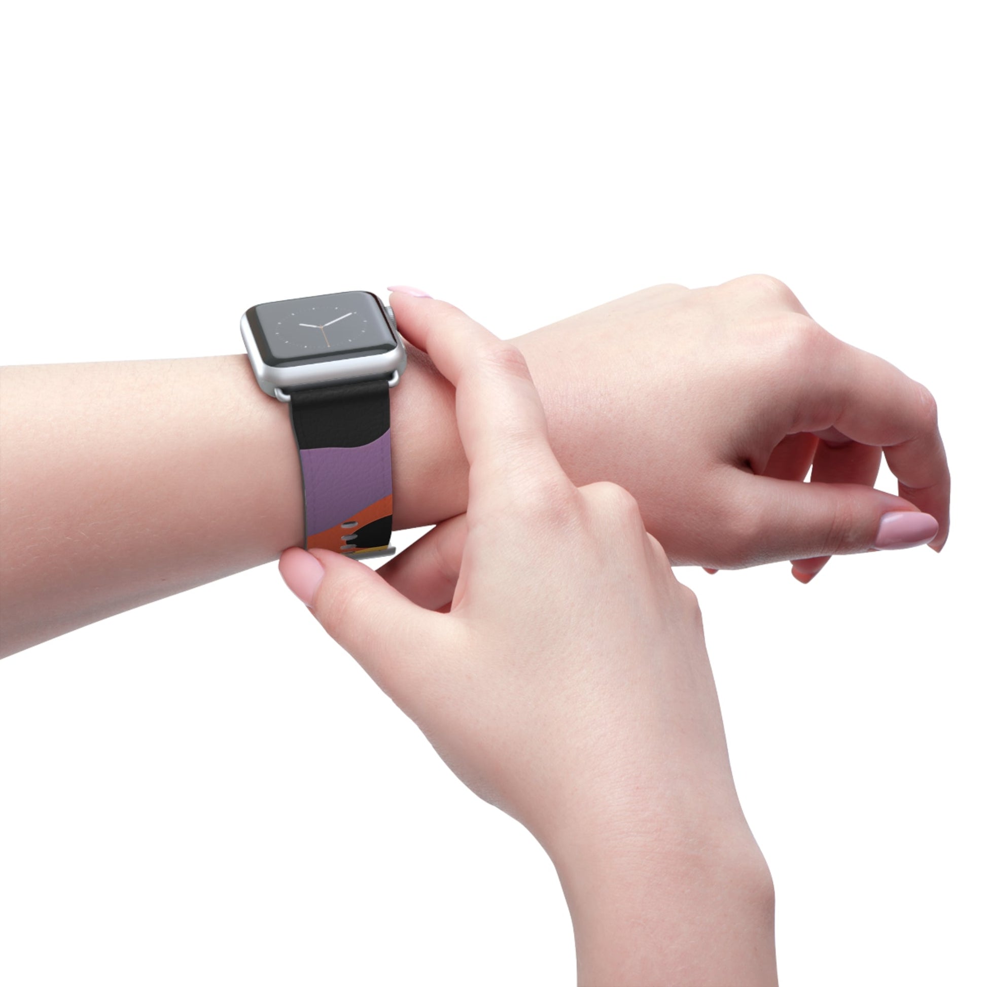 Colorful Abstract Pattern Apple Watch Strap, Artsulli - Art is Long, Life is Short, Accessories, , , , , , , 