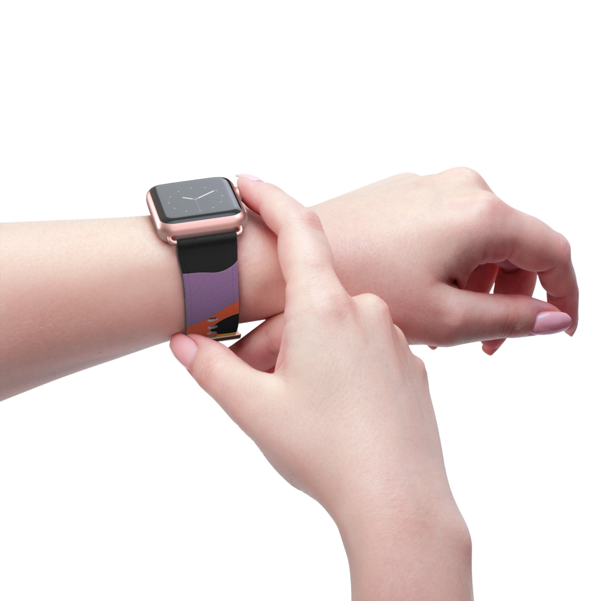 Colorful Abstract Pattern Apple Watch Strap, Artsulli - Art is Long, Life is Short, Accessories, , , , , , , 