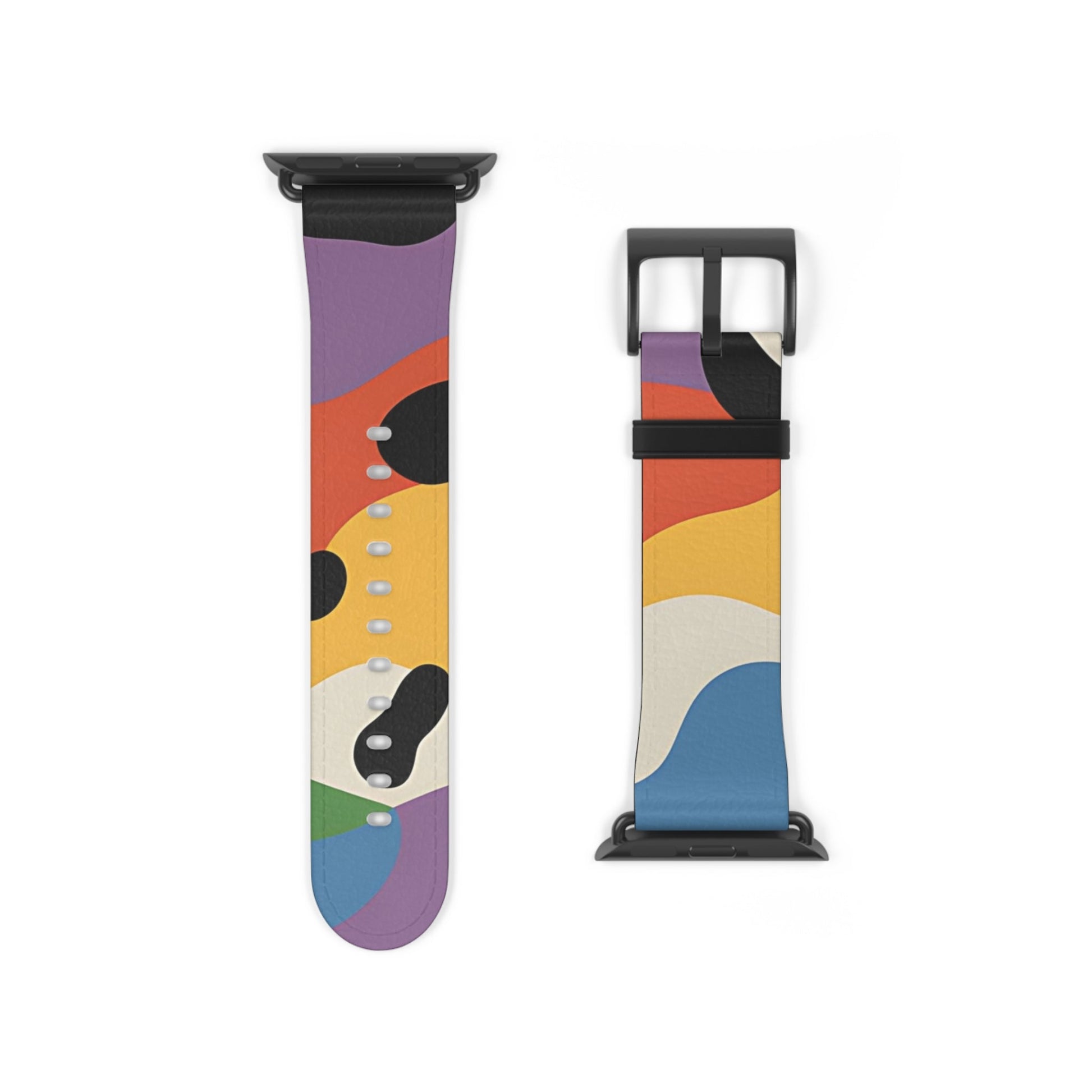 Colorful Abstract Pattern Apple Watch Strap, Artsulli - Art is Long, Life is Short, Accessories, , , , , , , 