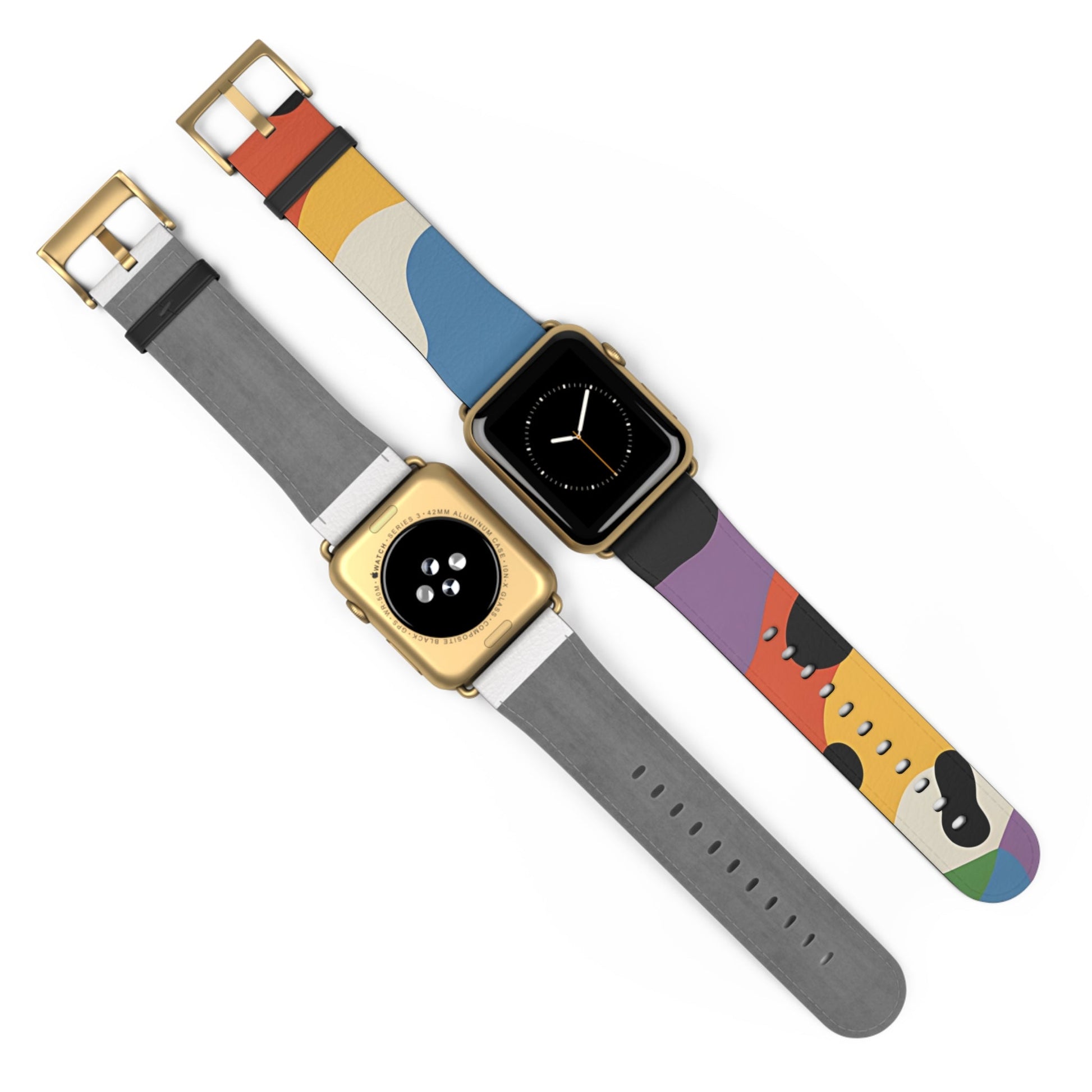 Colorful Abstract Pattern Apple Watch Strap, Artsulli - Art is Long, Life is Short, Accessories, , , , , , , 