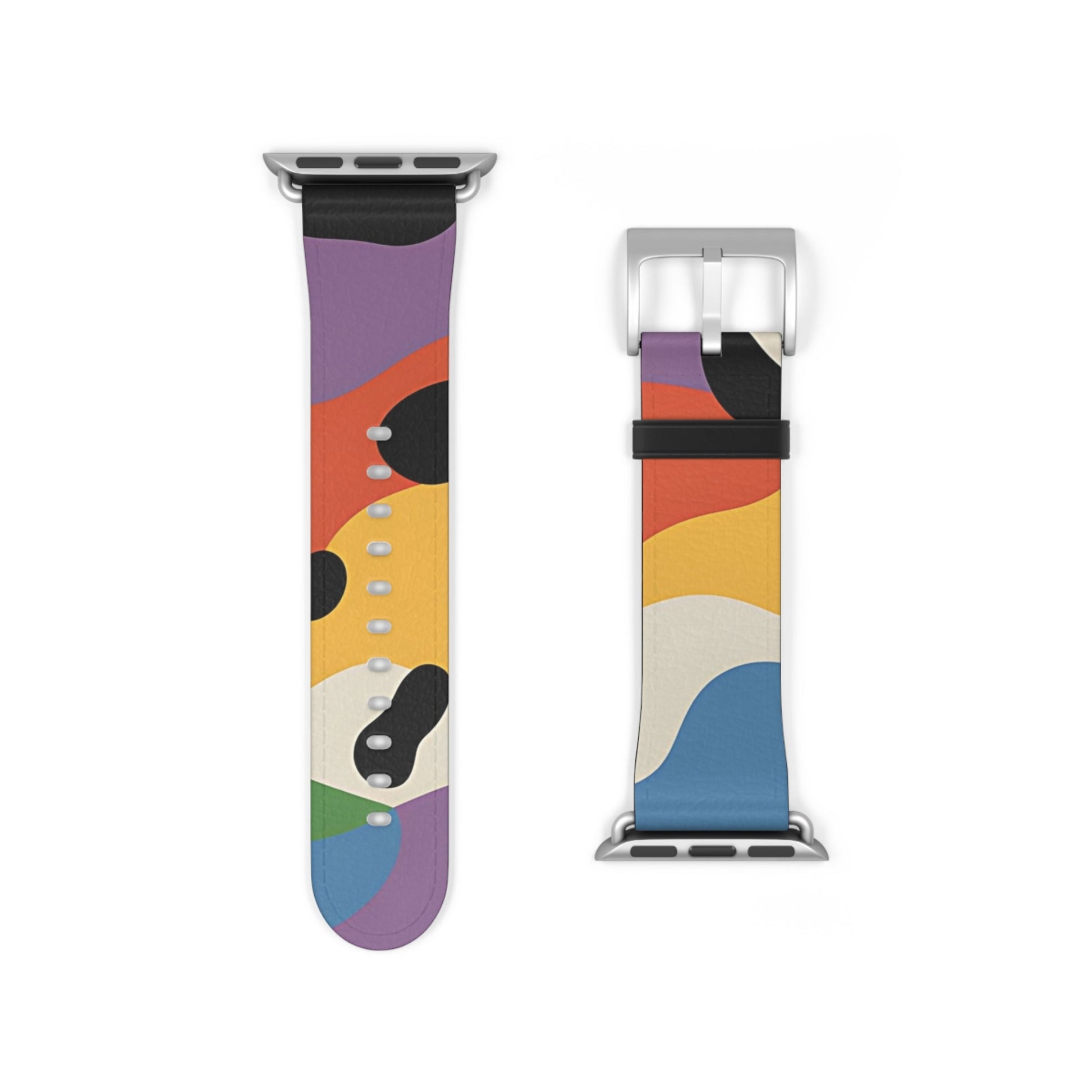 Colorful Abstract Pattern Apple Watch Strap, Artsulli - Art is Long, Life is Short, Accessories, , , , , , , 