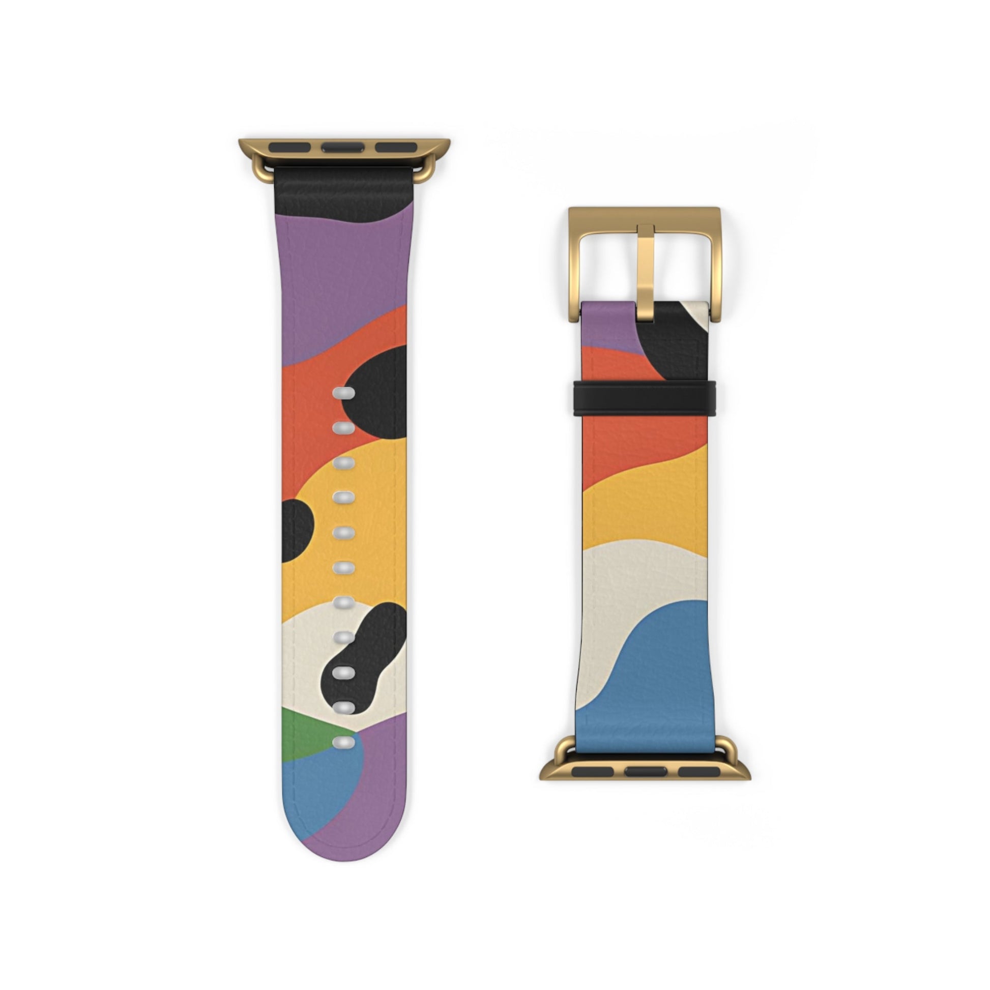 Colorful Abstract Pattern Apple Watch Strap, Artsulli - Art is Long, Life is Short, Accessories, , , , , , , 