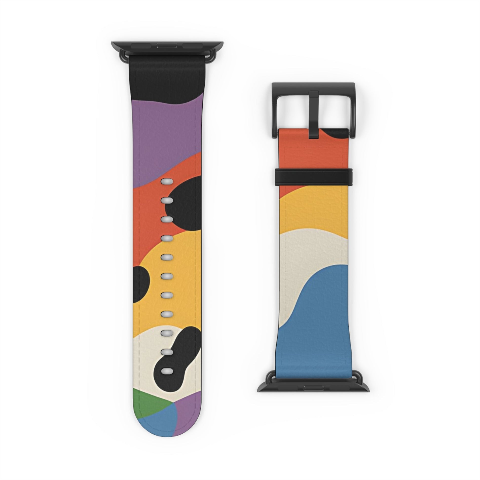 Colorful Abstract Pattern Apple Watch Strap, Artsulli - Art is Long, Life is Short, Accessories, , , , , , , 