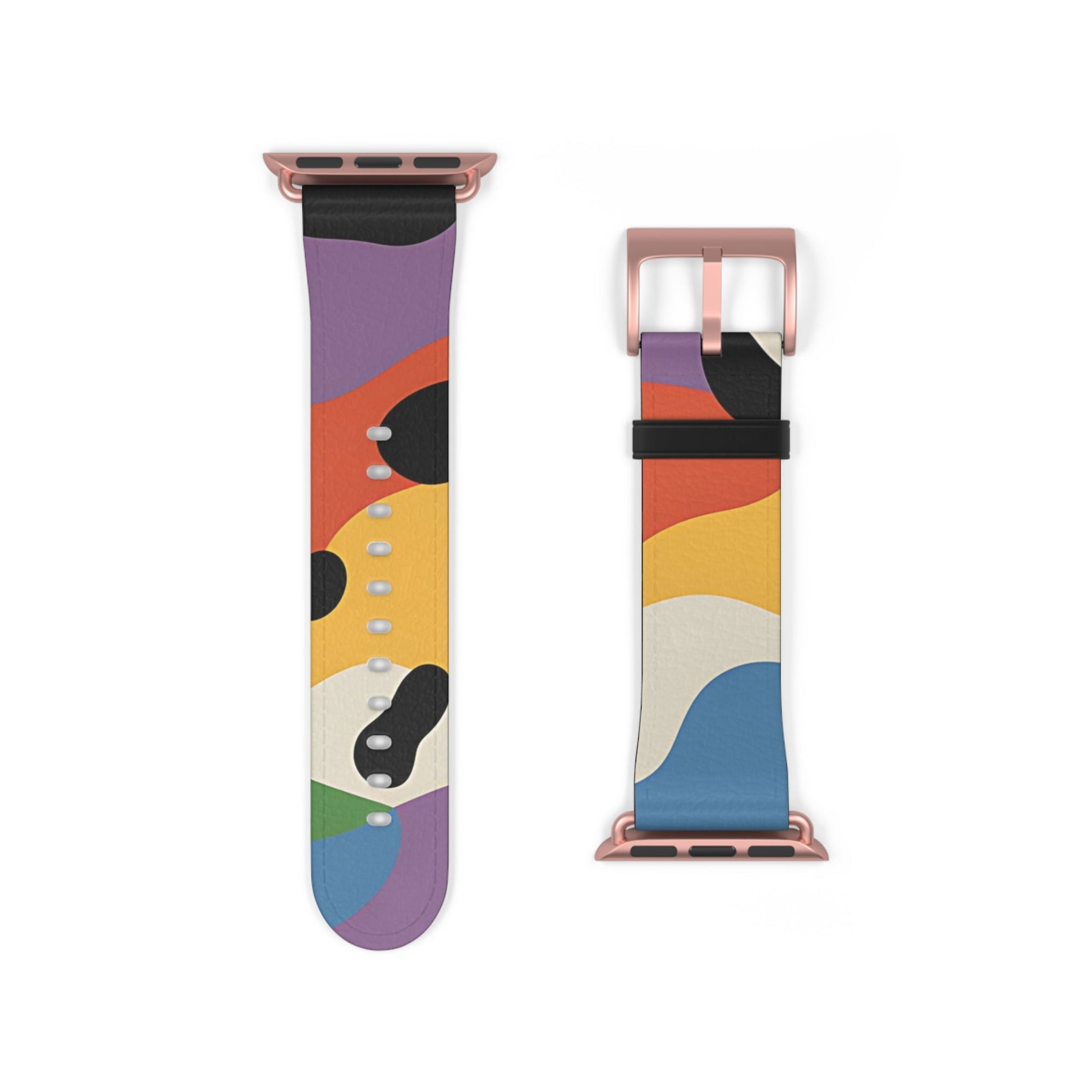 Colorful Abstract Pattern Apple Watch Strap, Artsulli - Art is Long, Life is Short, Accessories, , , , , , , 