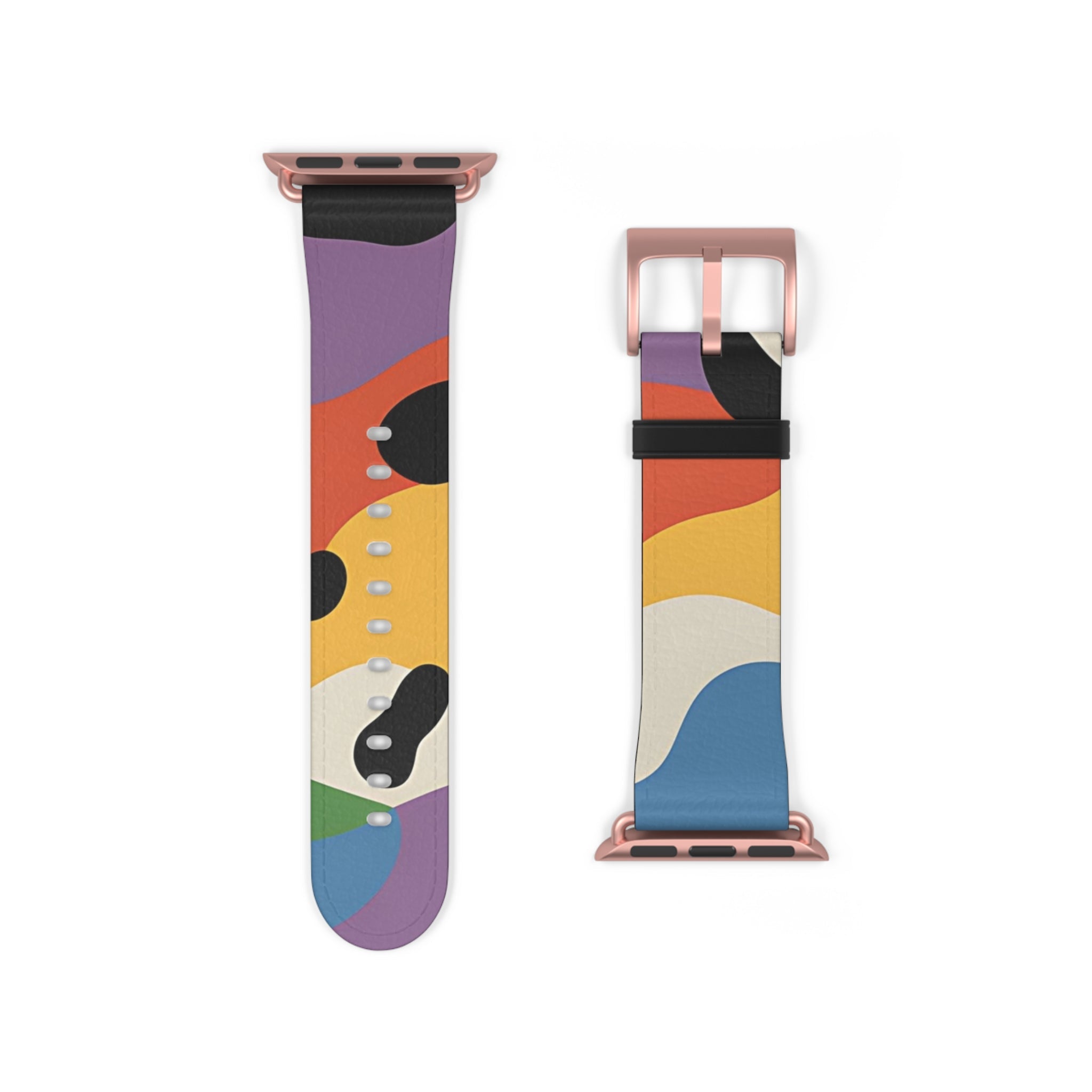 Colorful Abstract Pattern Apple Watch Strap, Artsulli - Art is Long, Life is Short, Accessories, , , , , , , 