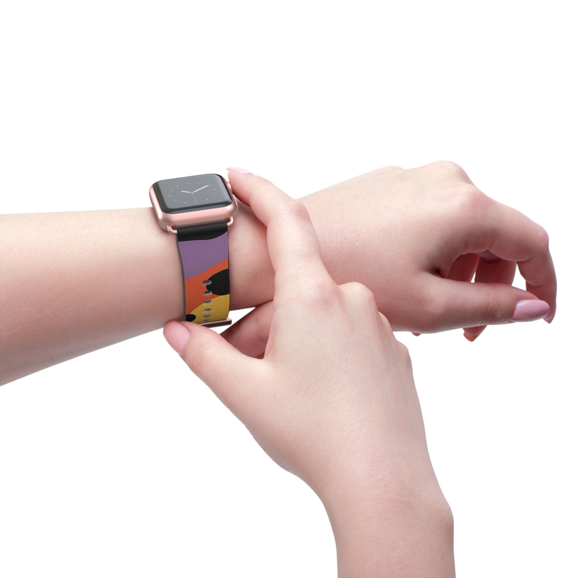 Colorful Abstract Pattern Apple Watch Strap, Artsulli - Art is Long, Life is Short, Accessories, , , , , , , 