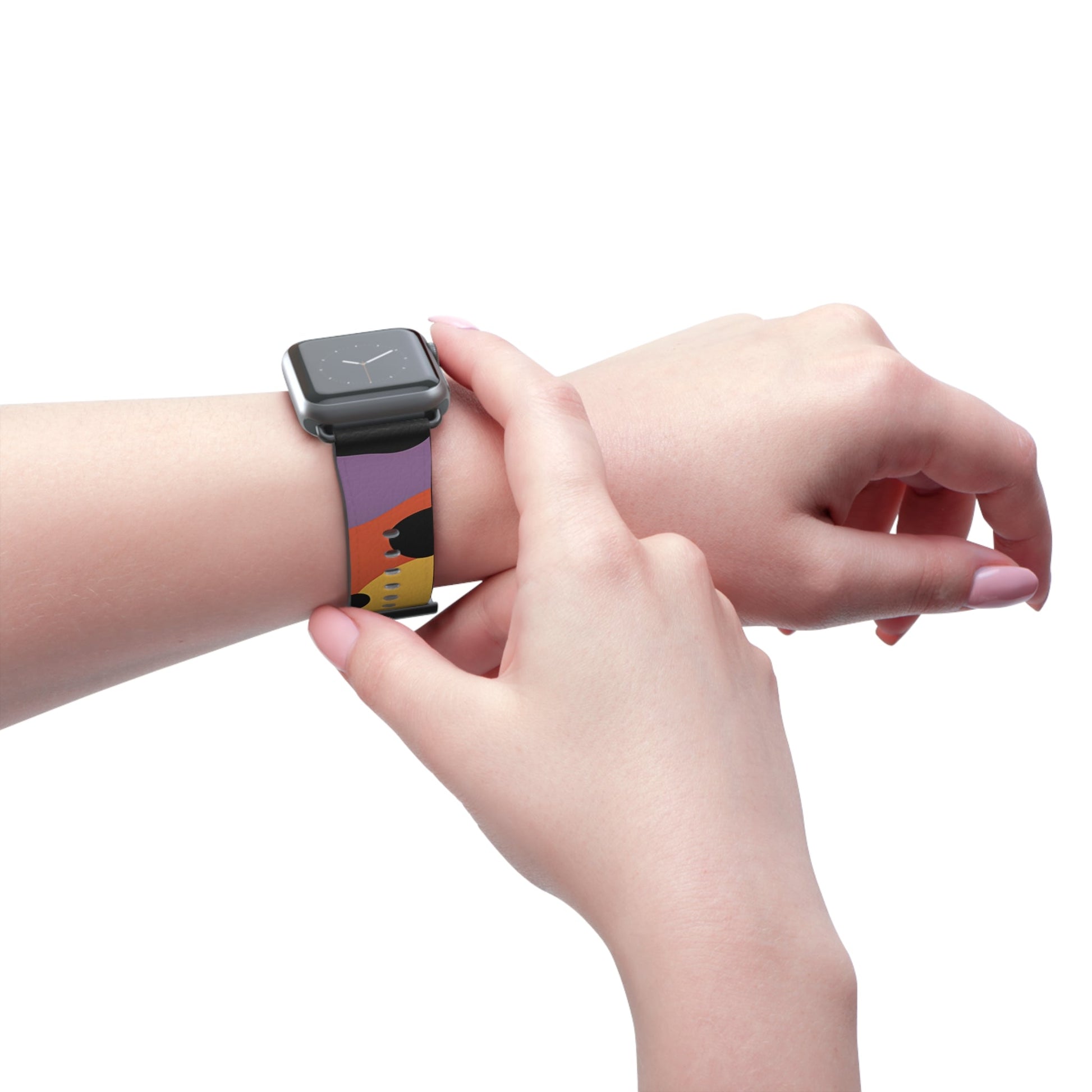 Colorful Abstract Pattern Apple Watch Strap, Artsulli - Art is Long, Life is Short, Accessories, , , , , , , 