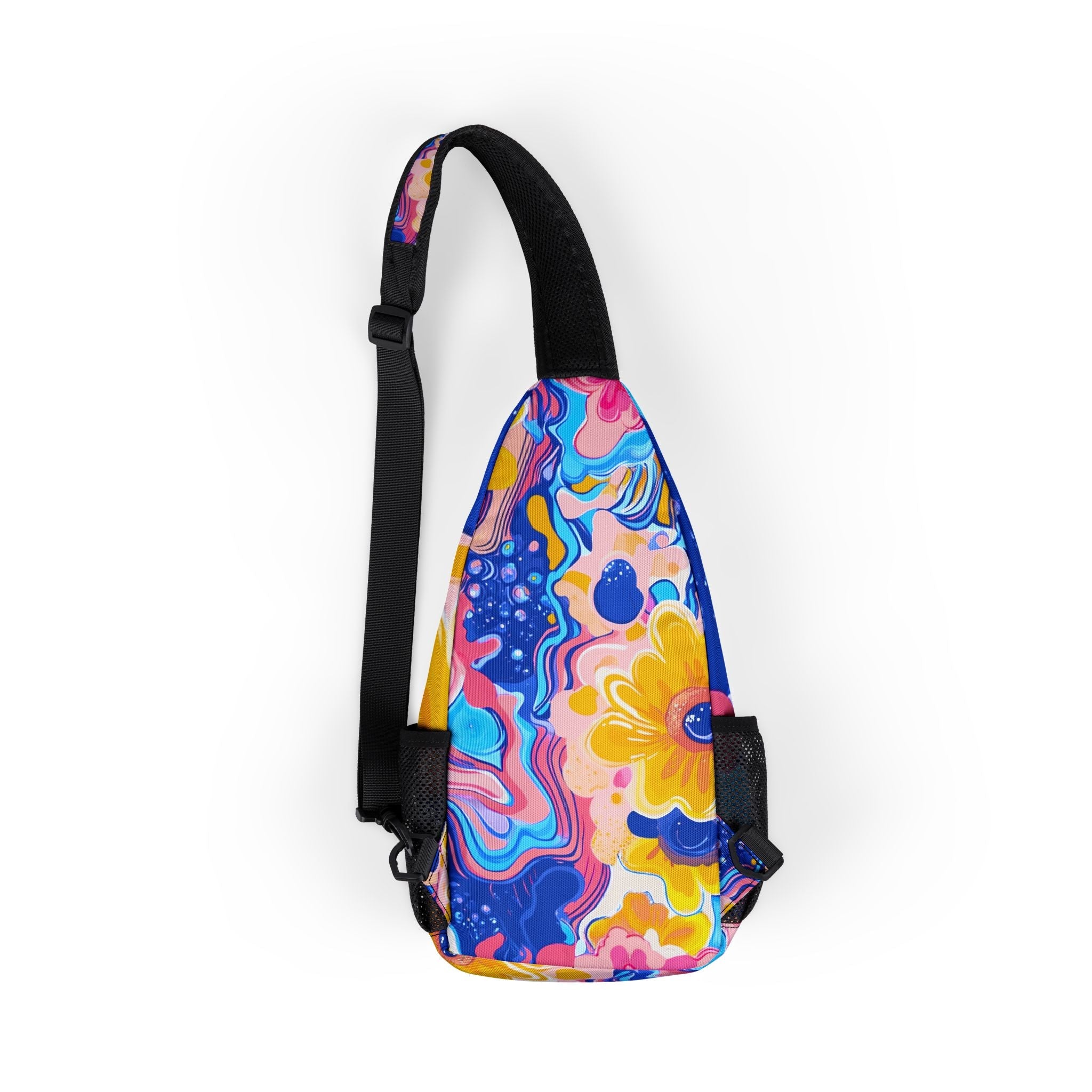 Colorful Abstract Pattern Chest Bag, Artsulli - Art is Long, Life is Short, Bags, , , , , , , 