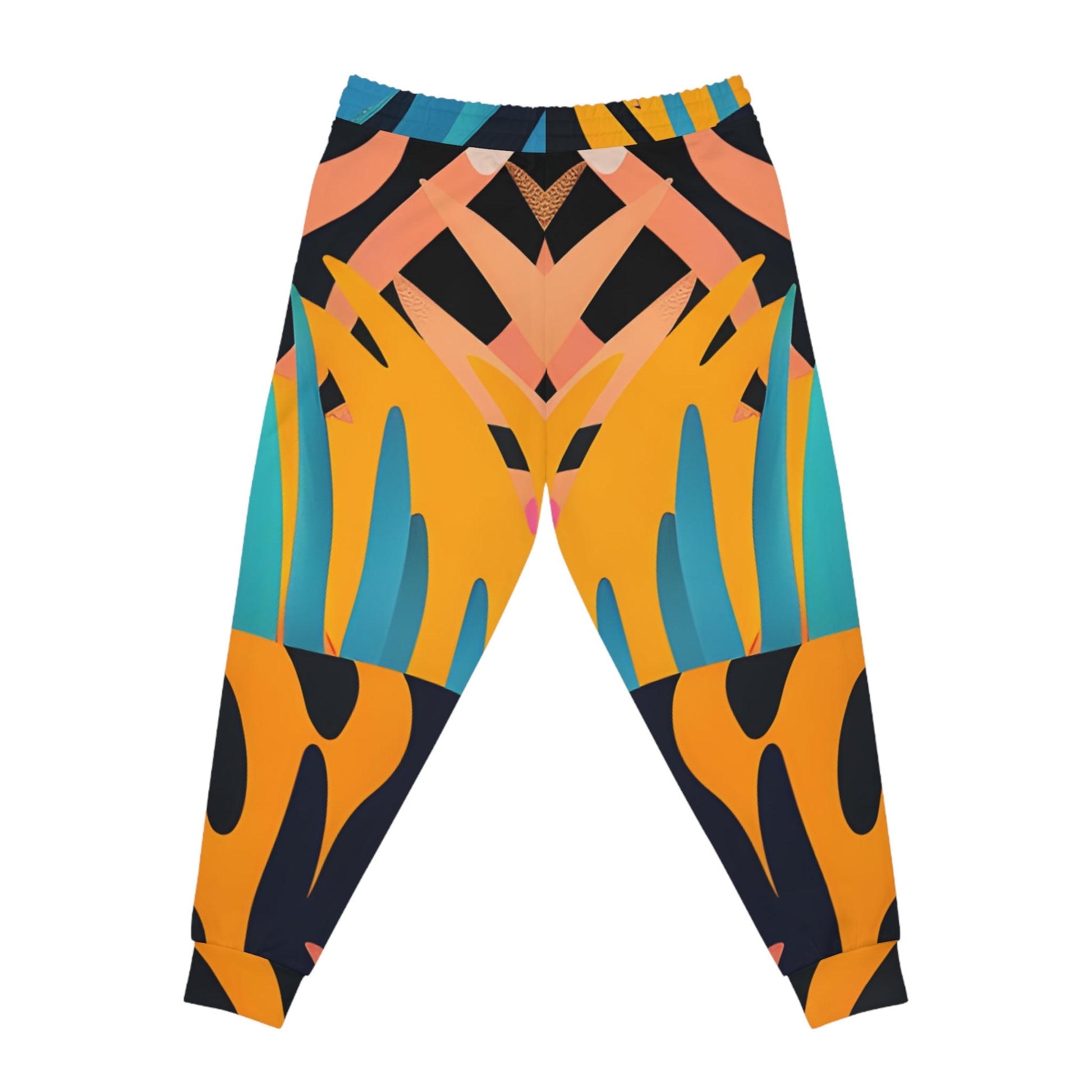Printify Colorful Abstract Pattern Joggers 2025